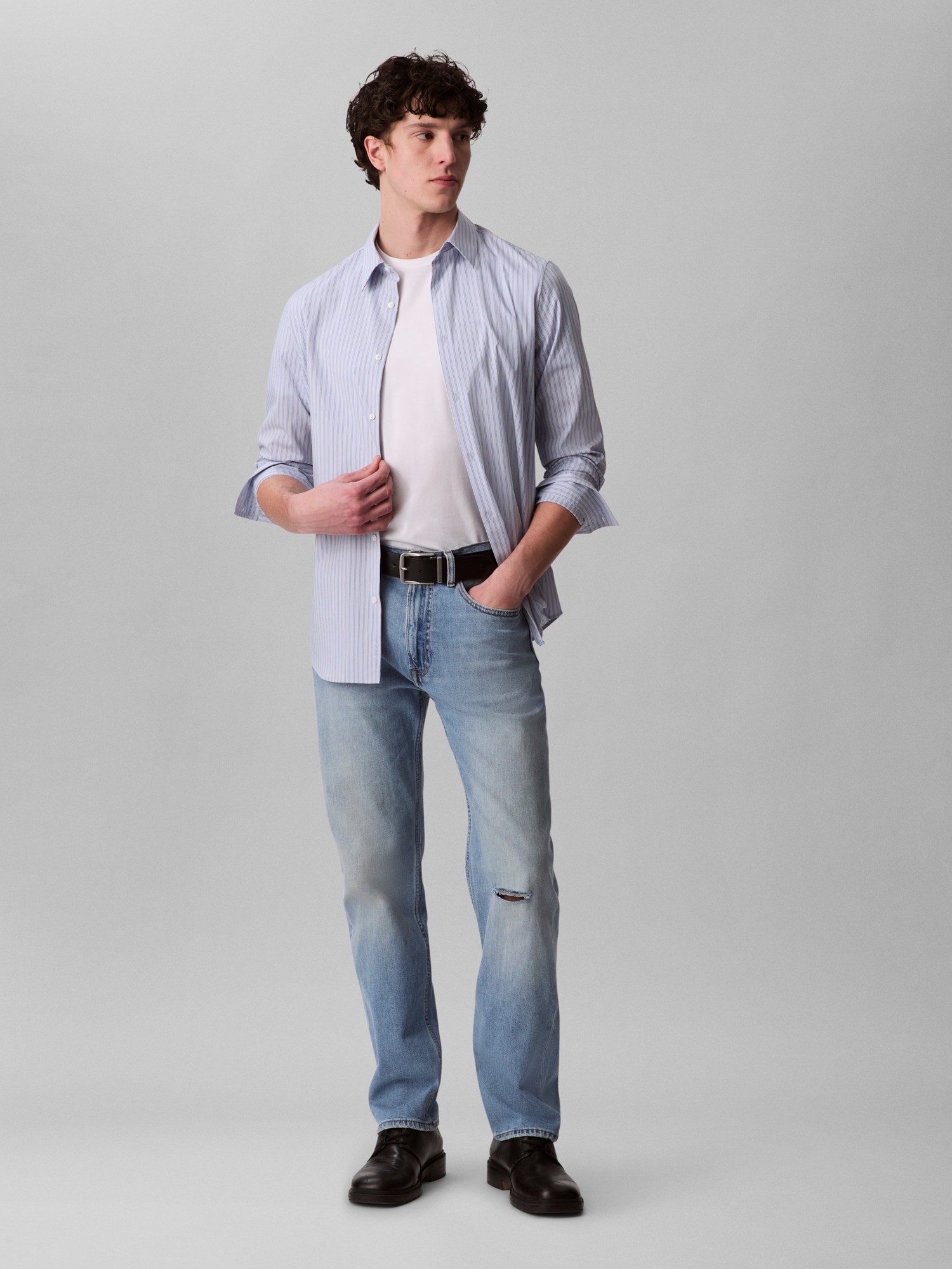 Calvin Klein Jeans Straight-Jeans »STNDRD STRGHT ABNER JEAN«, Mit Gürtelschlaufen