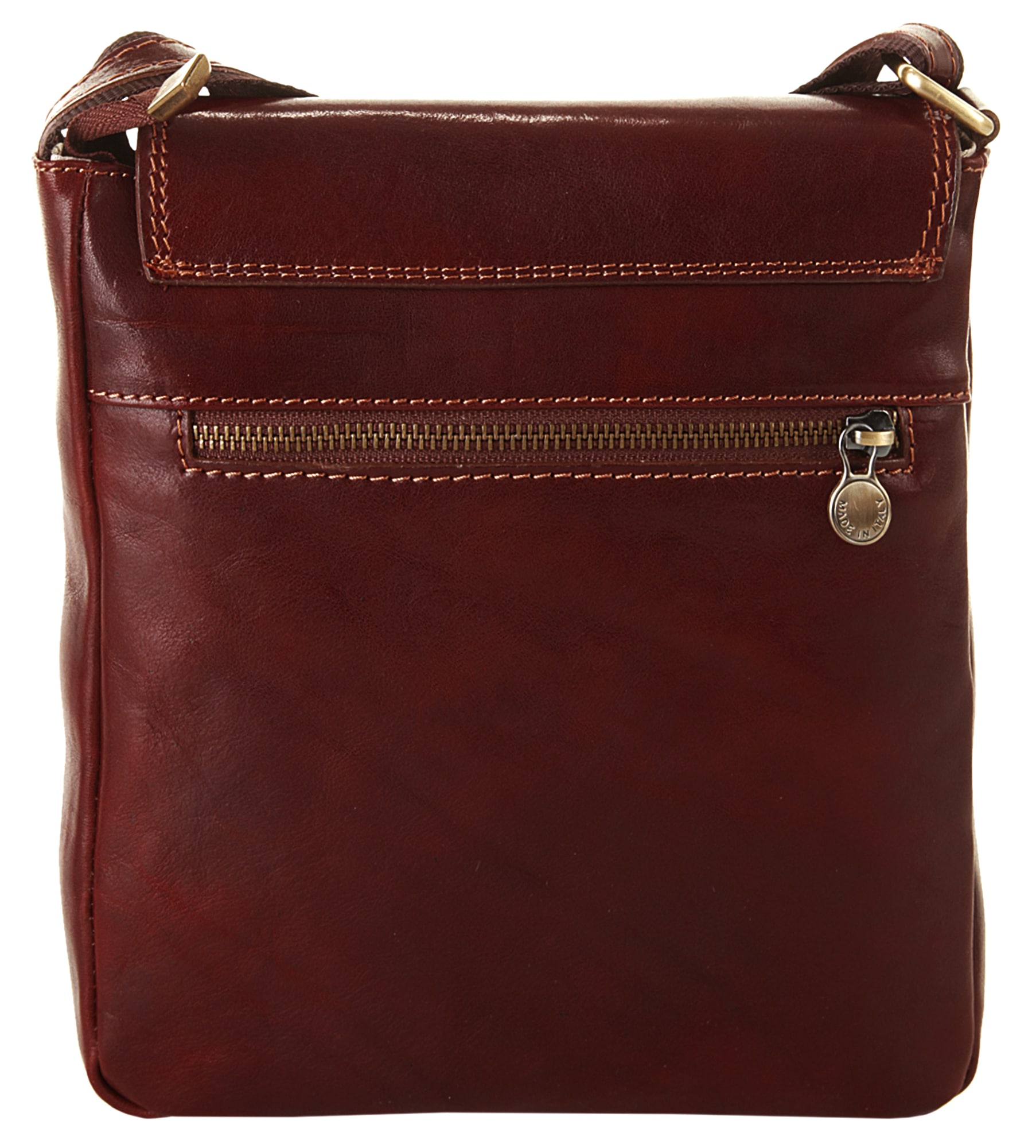 Piké Umhängetasche echt Leder, Made in Italy