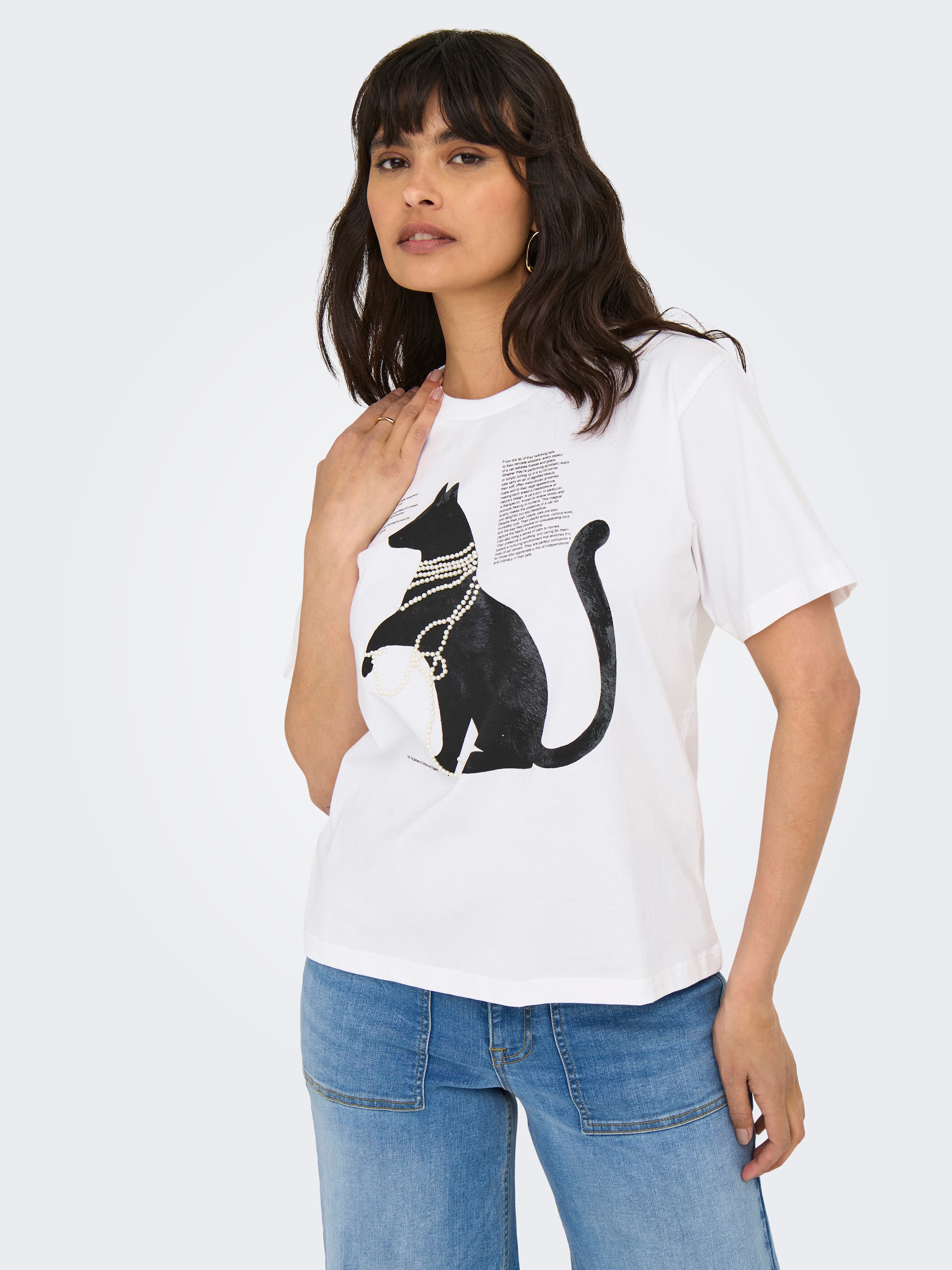 ONLY Kurzarmshirt »ONLDONNA LIFE S/S COOL TOP BOX JRS«