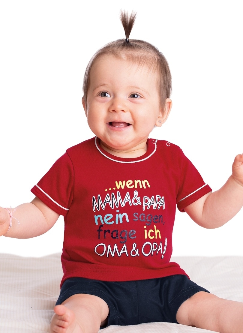 Trigema T-Shirt »TRIGEMA Shirt Feinripp Oma & Opa« im OTTO Online Shop