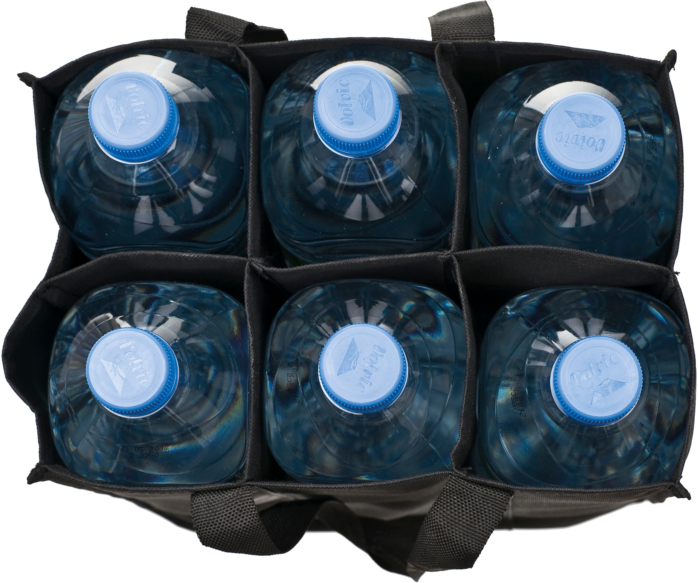 Genius Flaschenkorb »(Doppelpack, 2-teilig)« (Flaschentasche) zum rückenschonenden Transportieren von 6 Flaschen