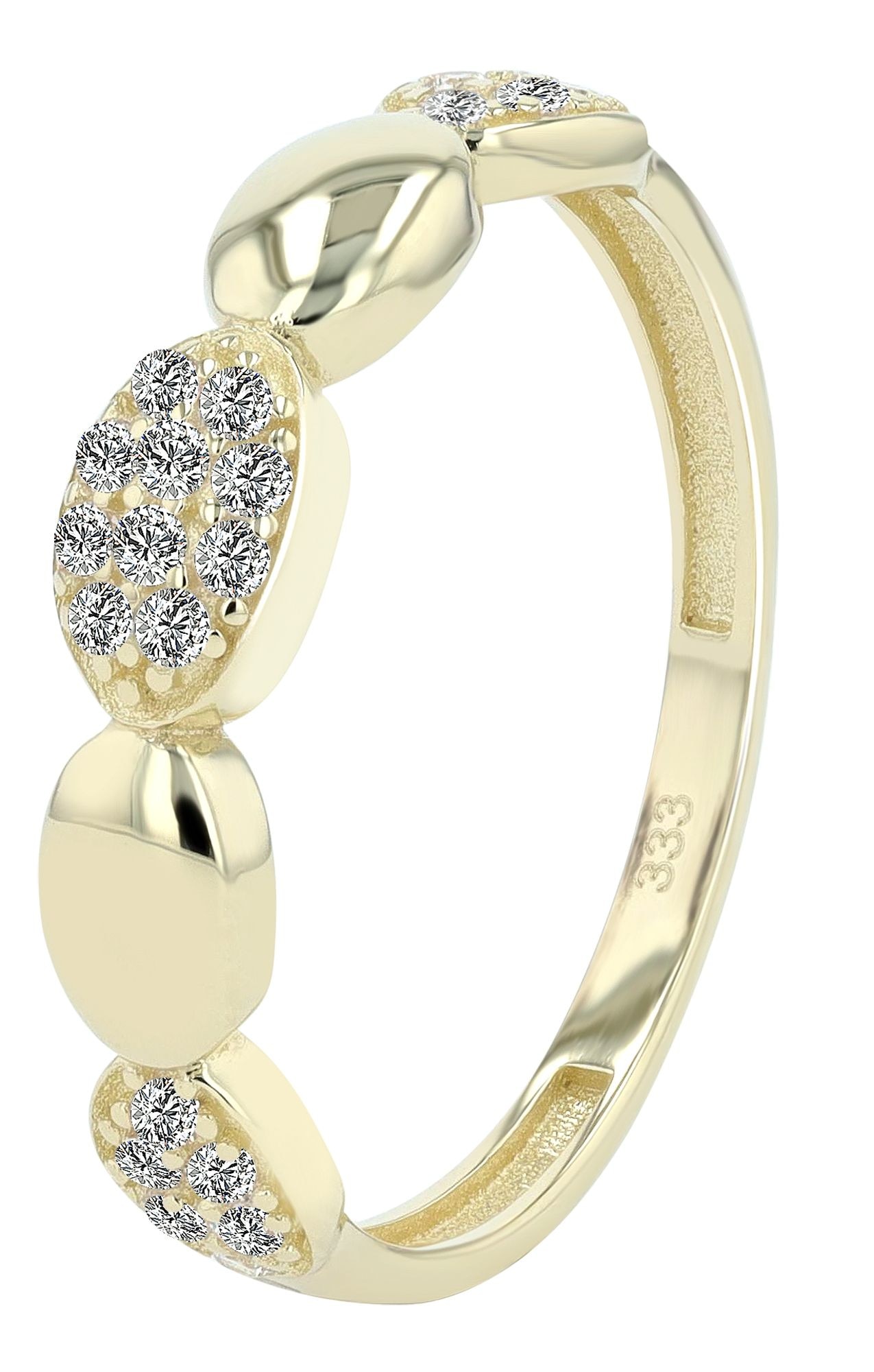Adelia´s Fingerring »Adelia's Damen Ring aus 333 Gold mit Zirkonia«