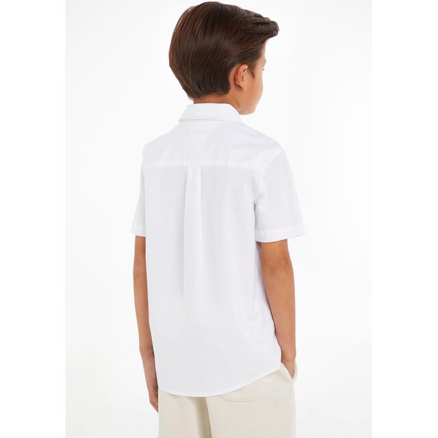 Tommy Hilfiger Kurzarmhemd »STRETCH OXFORD SHIRT S/S«, mit kurzen Ärmeln  und Hemdkragen kaufen bei OTTO
