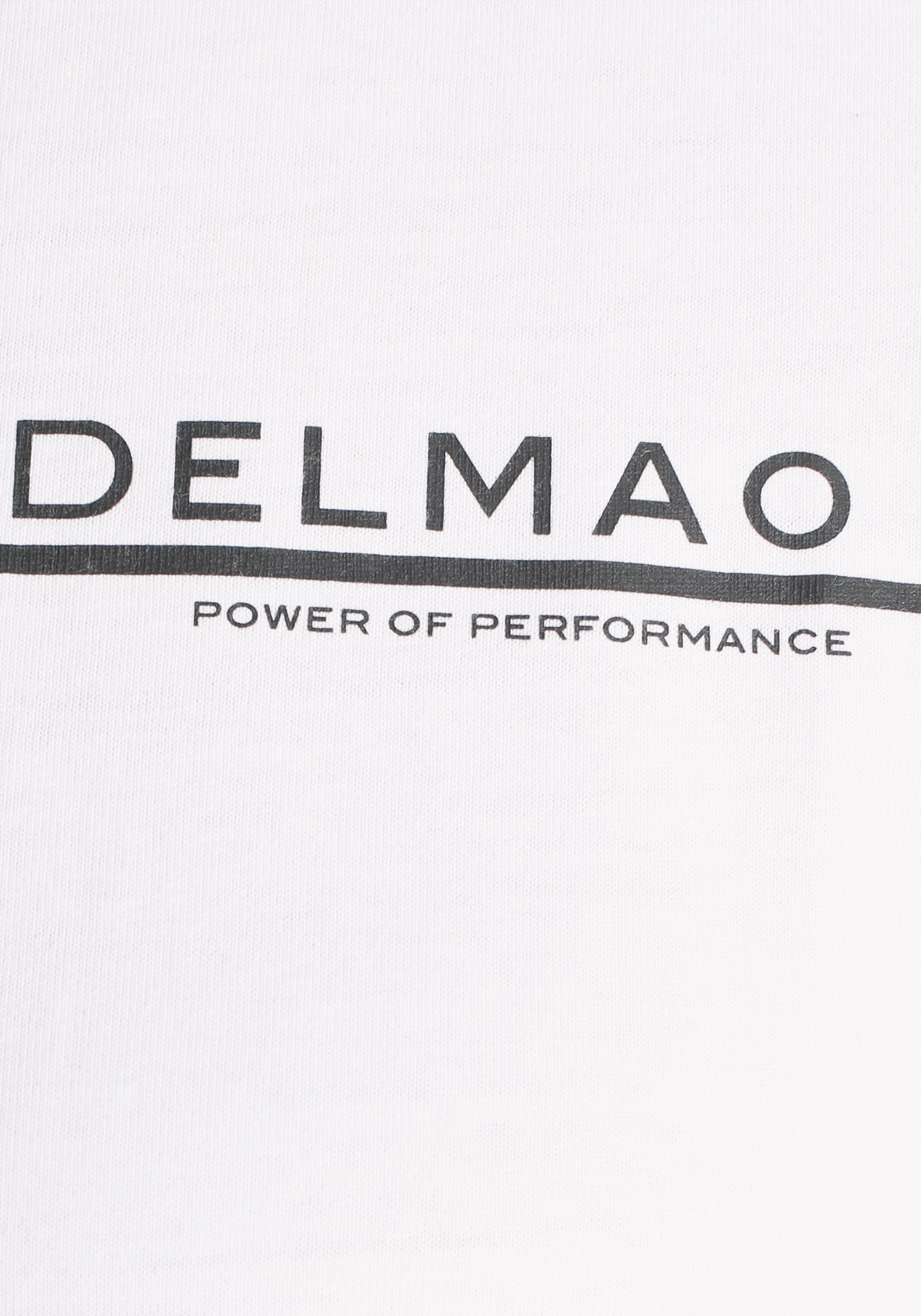 DELMAO T-Shirt, mit modischem Brustprint - NEUE MARKE!