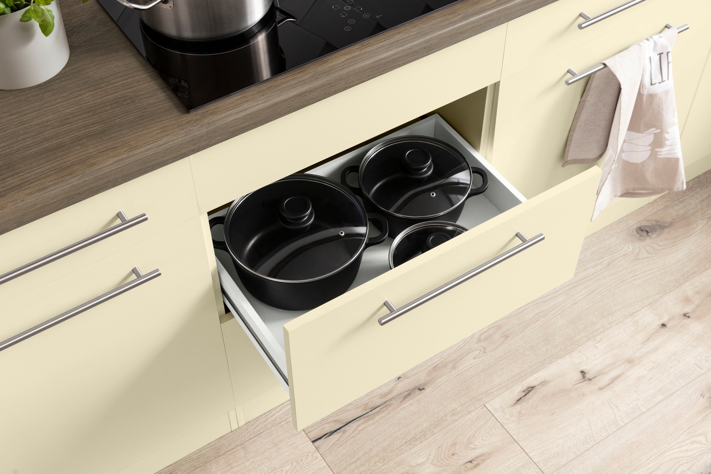 wiho Küchen Küchenzeile »Unna« ohne E-Geräte, Breite 280 cm