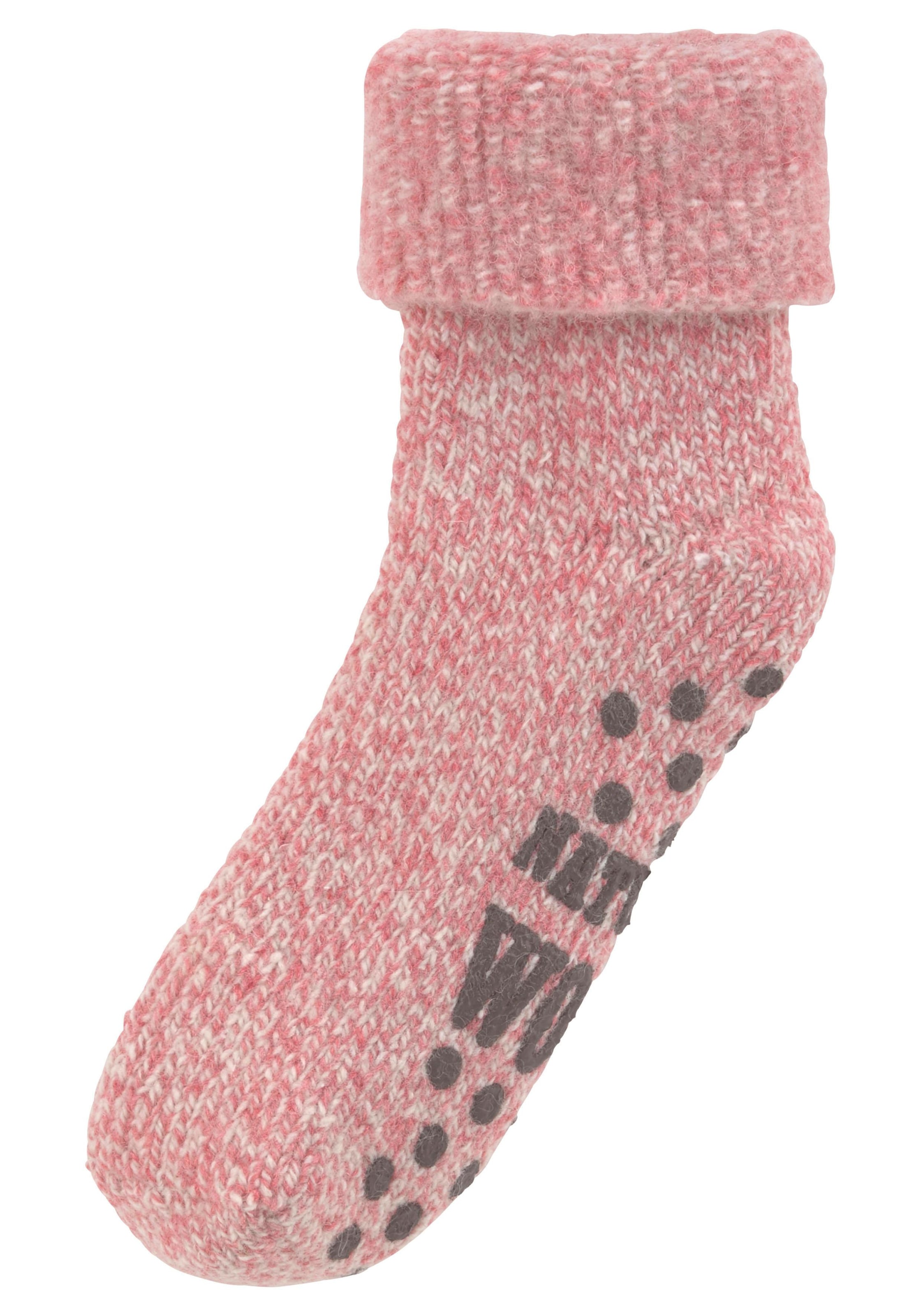 Lavana ABS-Socken, (1 Paar), aus Strick mit rutschfester Sohle