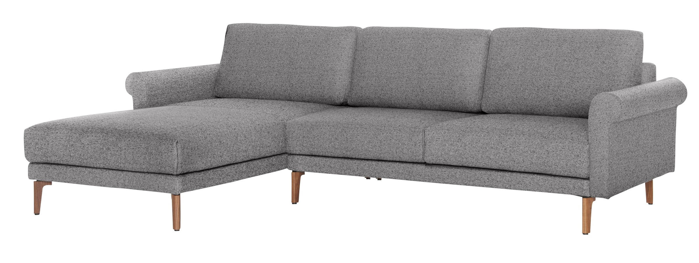 Creation BY ROLF BENZ Ecksofa »CR.450, Designecksofa, Polsterecke, L-Form, 282/178 cm (B/T)«, abgerundete Armlehne Schnecke, modern Landhaus, Leder oder Chenille