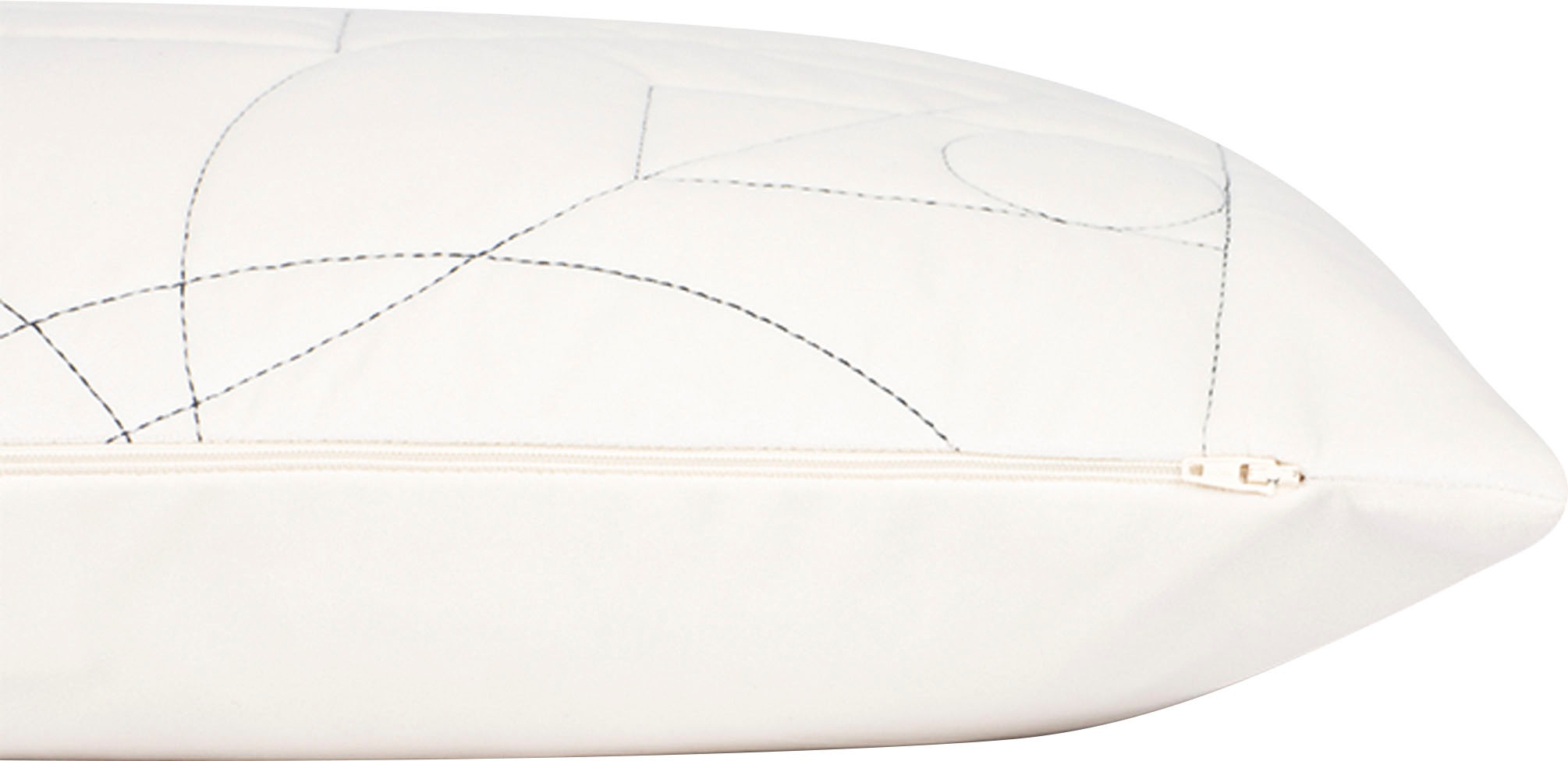 TOM TAILOR HOME Dekokissen »Stitched Artdeco«, aus kuschelweicher Samtnachbildung, Kissenhülle ohne Füllung, 1 Stück
