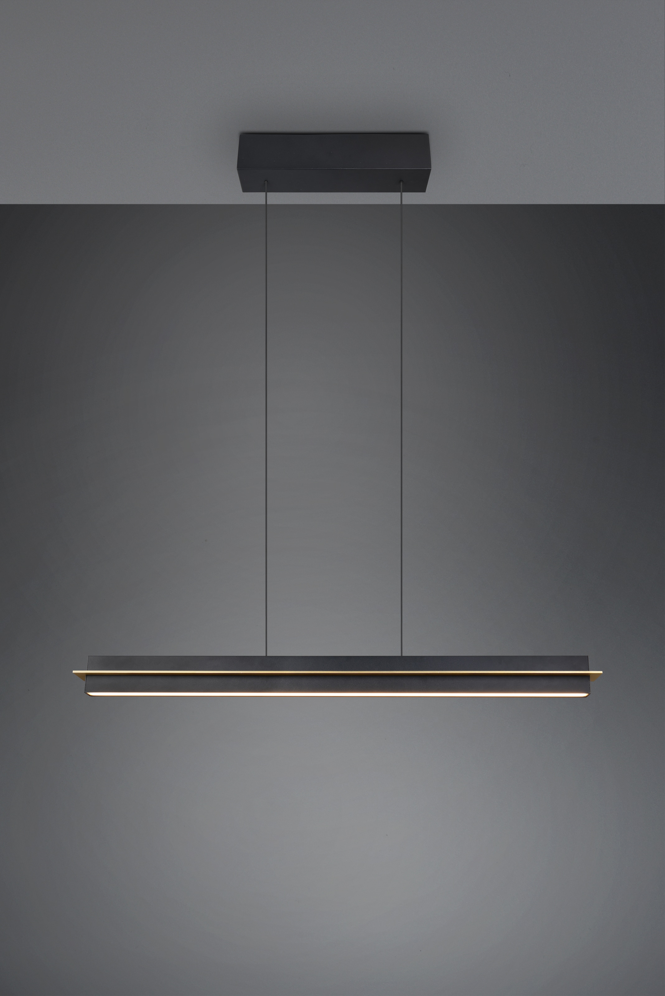 TRIO Leuchten LED Pendelleuchte »EMERSON, LED Hängeleuchte höhenverstellbar, 4-Stufen Touch Dimmer« LED-Board 1 Stk. Farbwechsler | warmweiß - kaltweiß Lichtfarbe einstellbar 2700-5000K warm- bis kaltweiß, Höhe max 150 cm