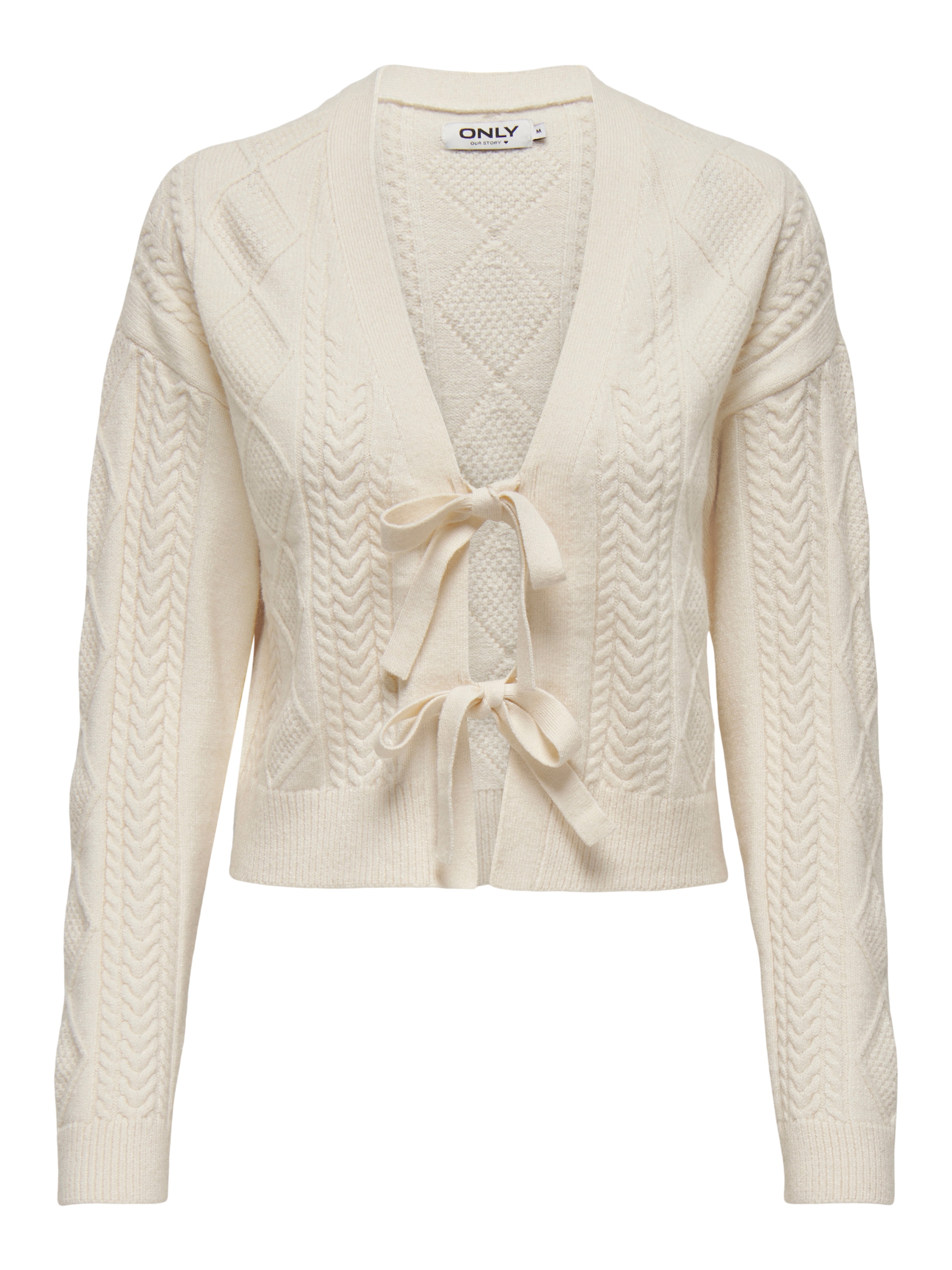 ONLY Strickjacke »ONLFIA LS STRING CARDIGAN KNT NCA« Viskosemischung, regular fit