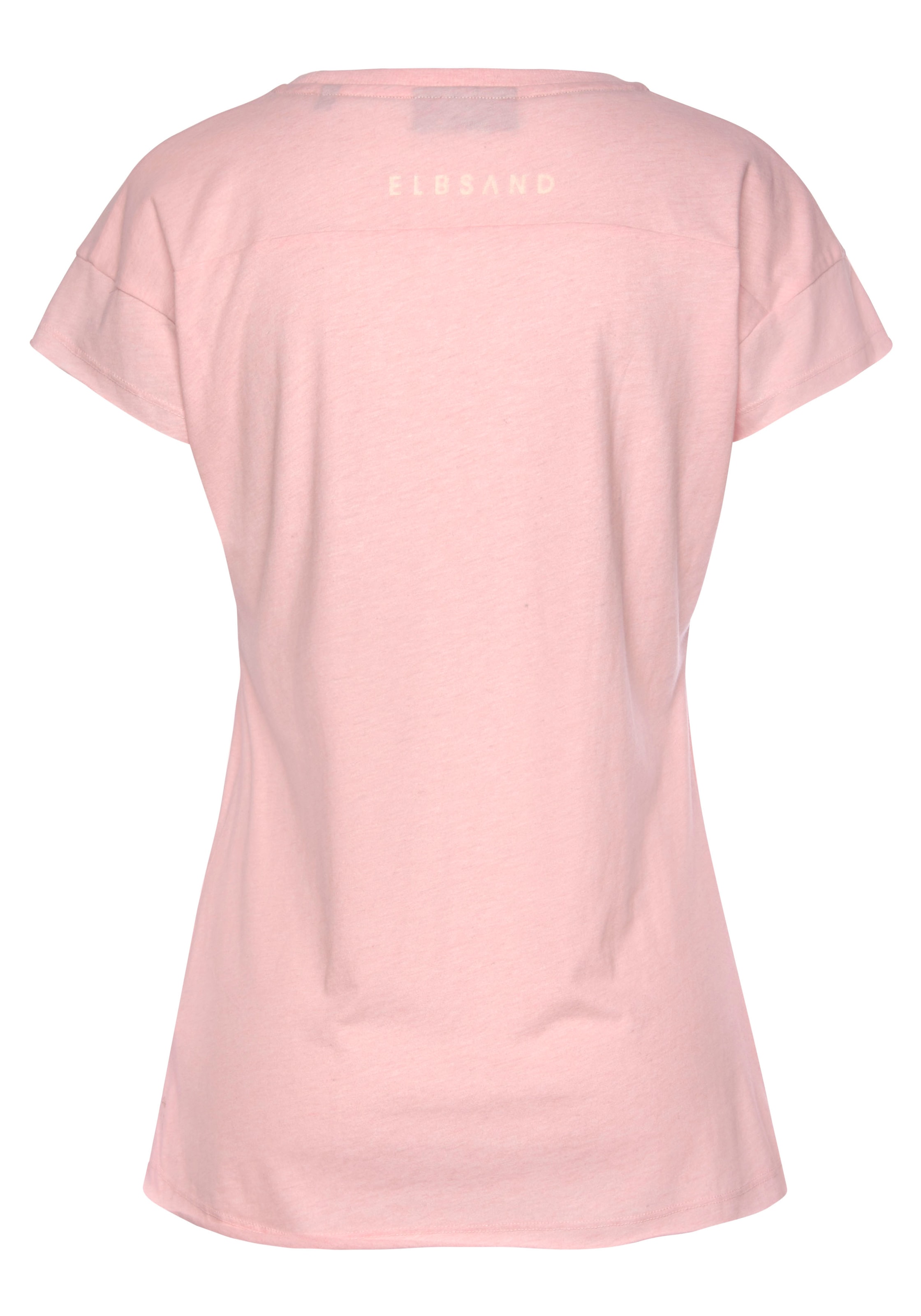 Shop Baumwoll-Mix, Logodruck, aus OTTO Kurzarmshirt T-Shirt »Ranva«, im Online sportlich mit Elbsand