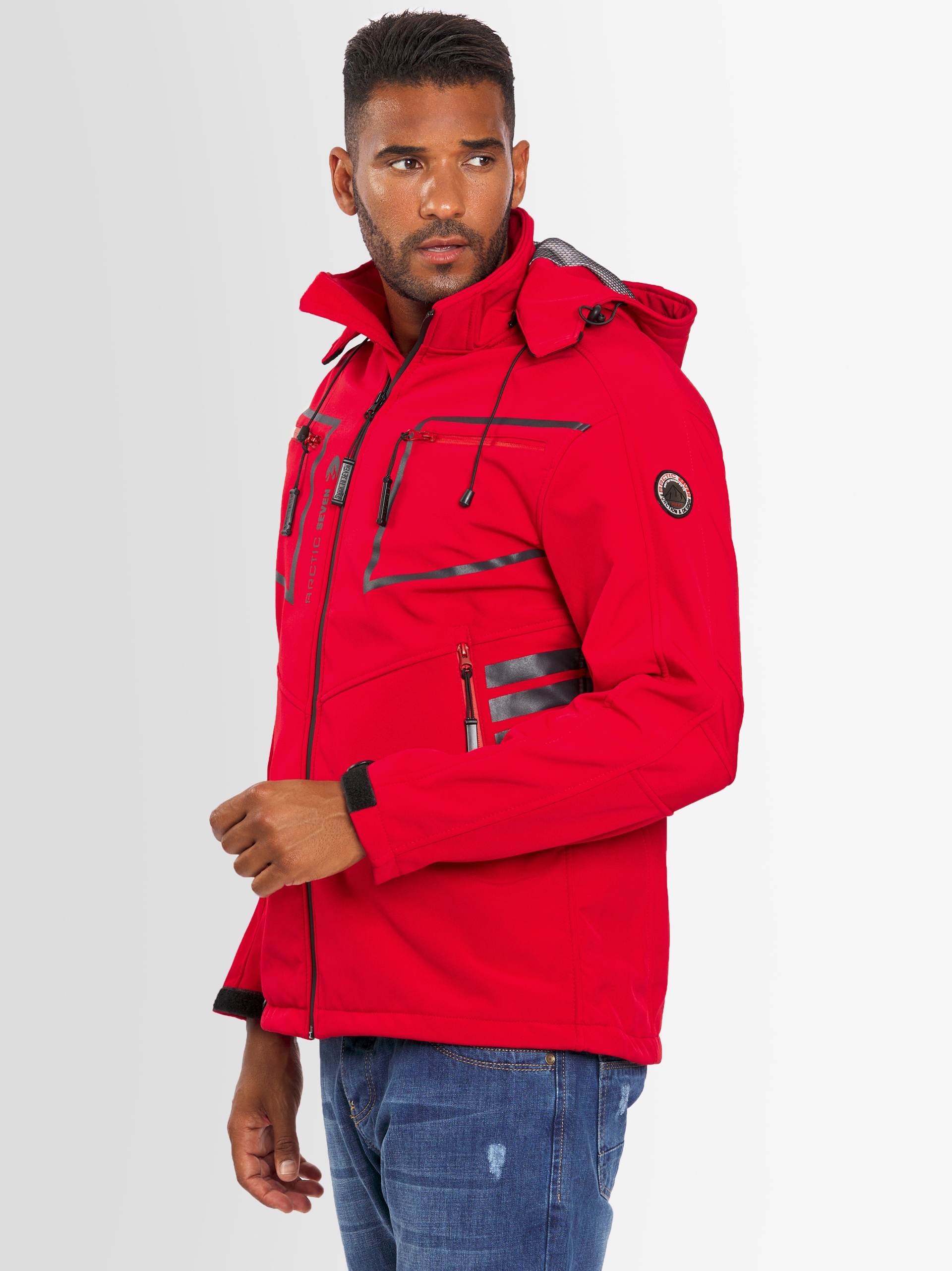 Arctic Seven Softshelljacke »Arctic Seven Herren Softshell Jacke AS088«