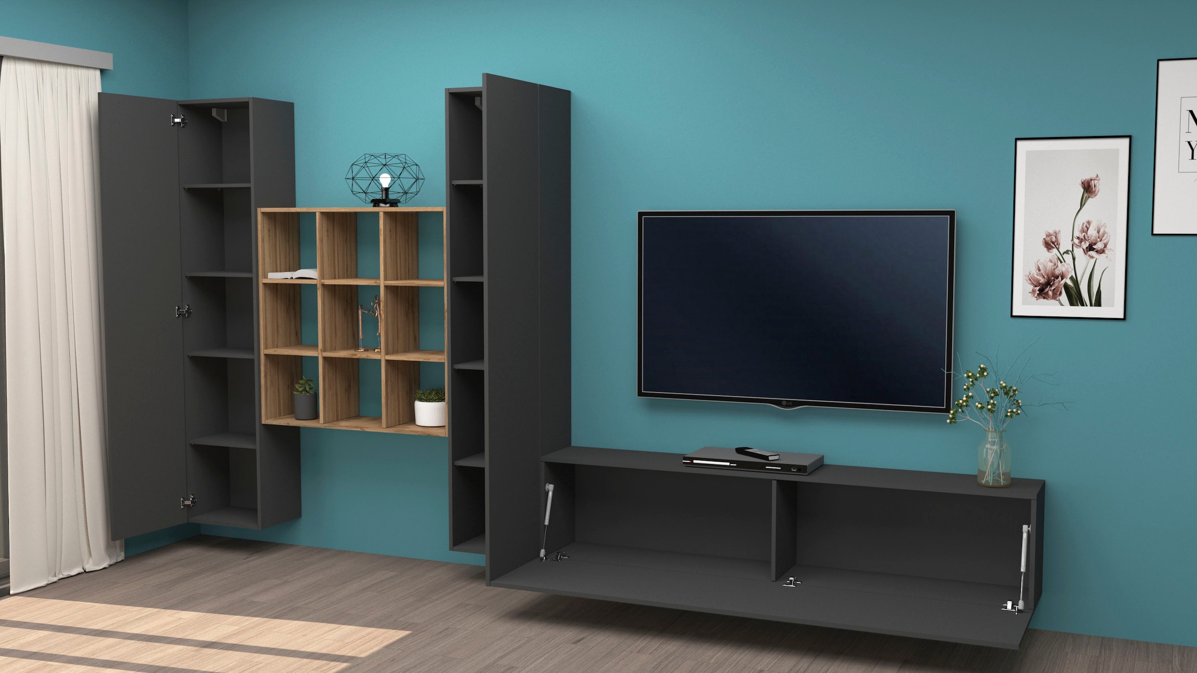 INOSIGN Wohnwand »Maruska« 1 Stk. tlg.