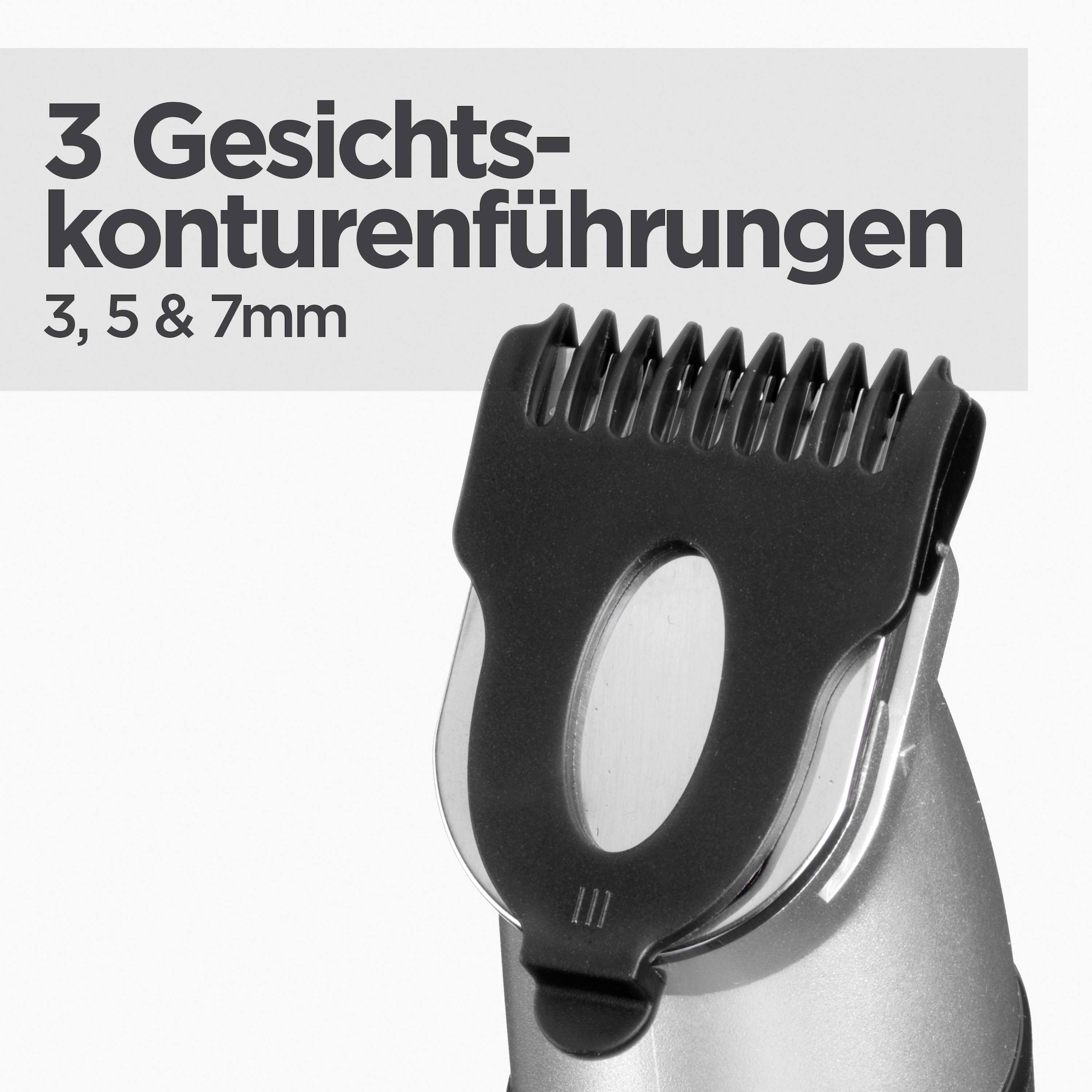 BaByliss Multifunktionstrimmer »Lithium Power 11-in-1 Multitrimmer MT812E«, 5 Aufsätze, Leistungsstarker Motor, 11-in-1 Funktion, präzise Klingen, ergonomisch