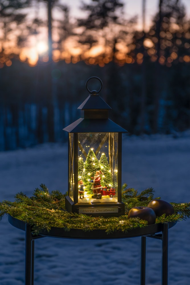 bestellen im Online 8h und Weihnachtsbaum, mit mit LED Shop OTTO statischen sechs aussen«, Timer, rotierenden Laterne Kind »Weihnachtsmann und KONSTSMIDE Weihnachtsdeko LED mit 25