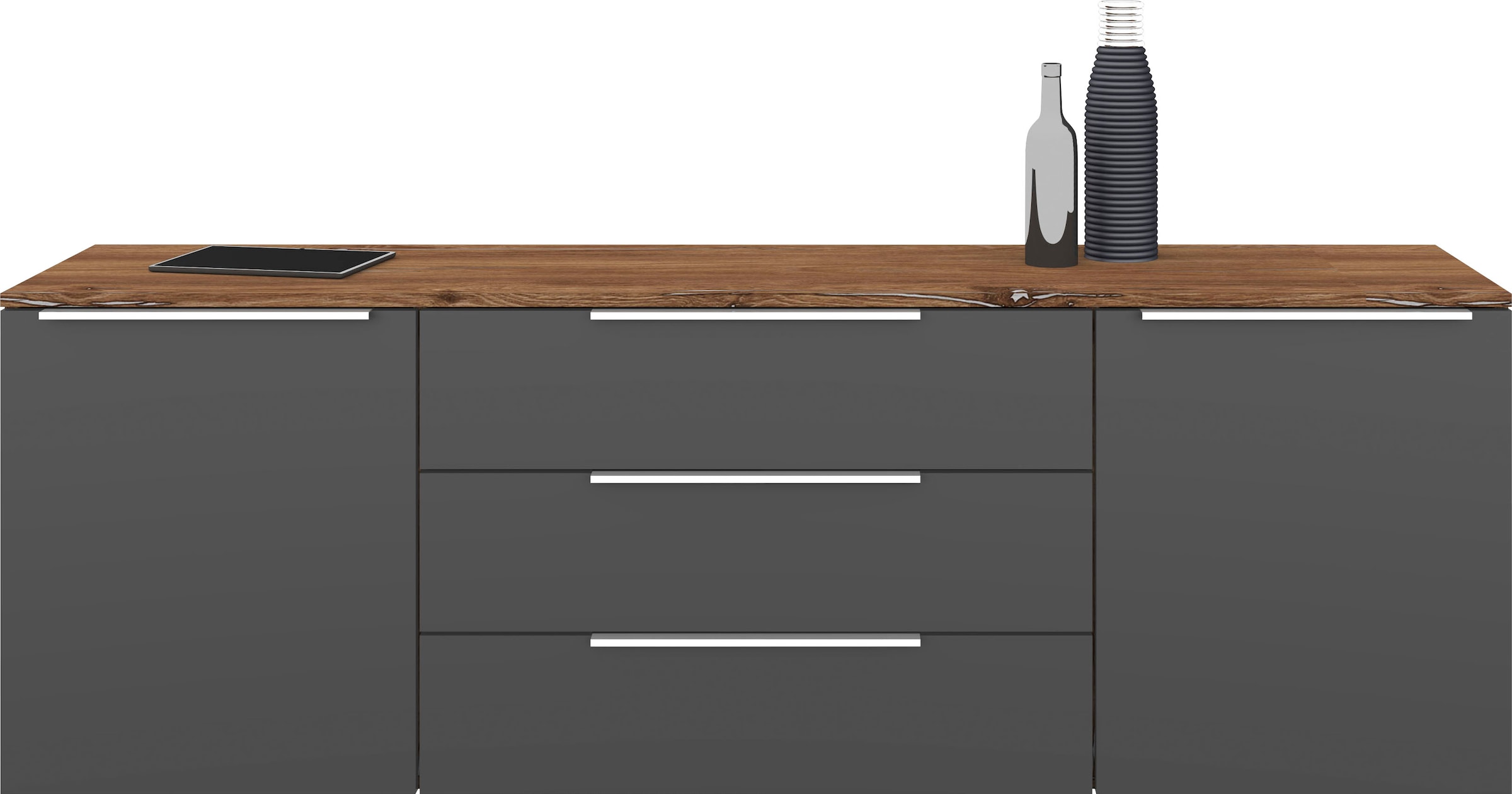 borchardt Möbel Sideboard »Oliva, hängend oder stehend mit Metallgriffen« Breite 166 oder 200cm, 2 Türen 3 Schubfächer
