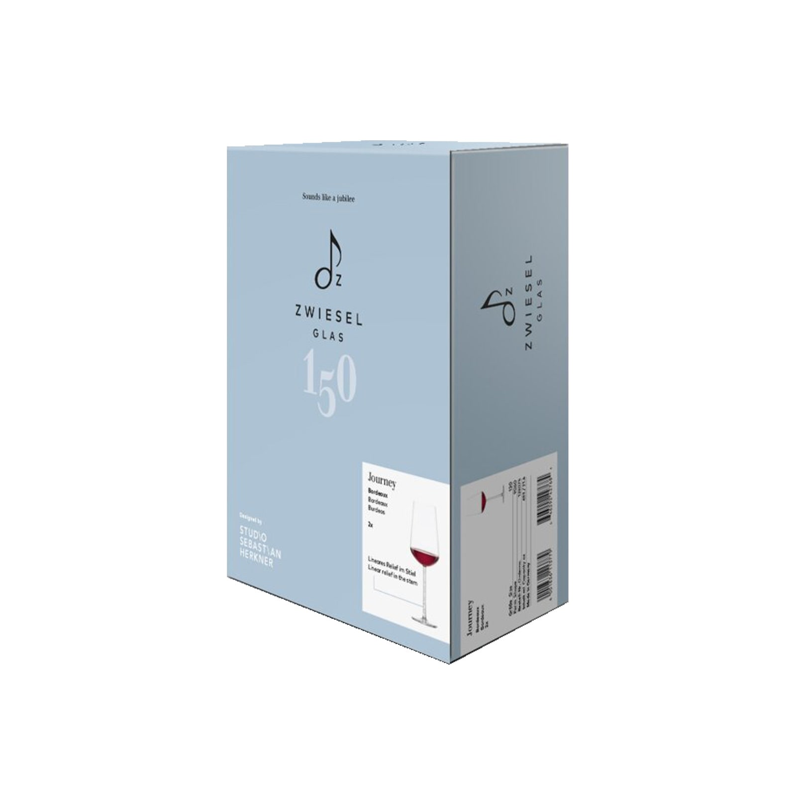 Zwiesel Glas Rotweinglas »Bordeaux Rotweingläser Journey 633 ml 6er Set transparent«