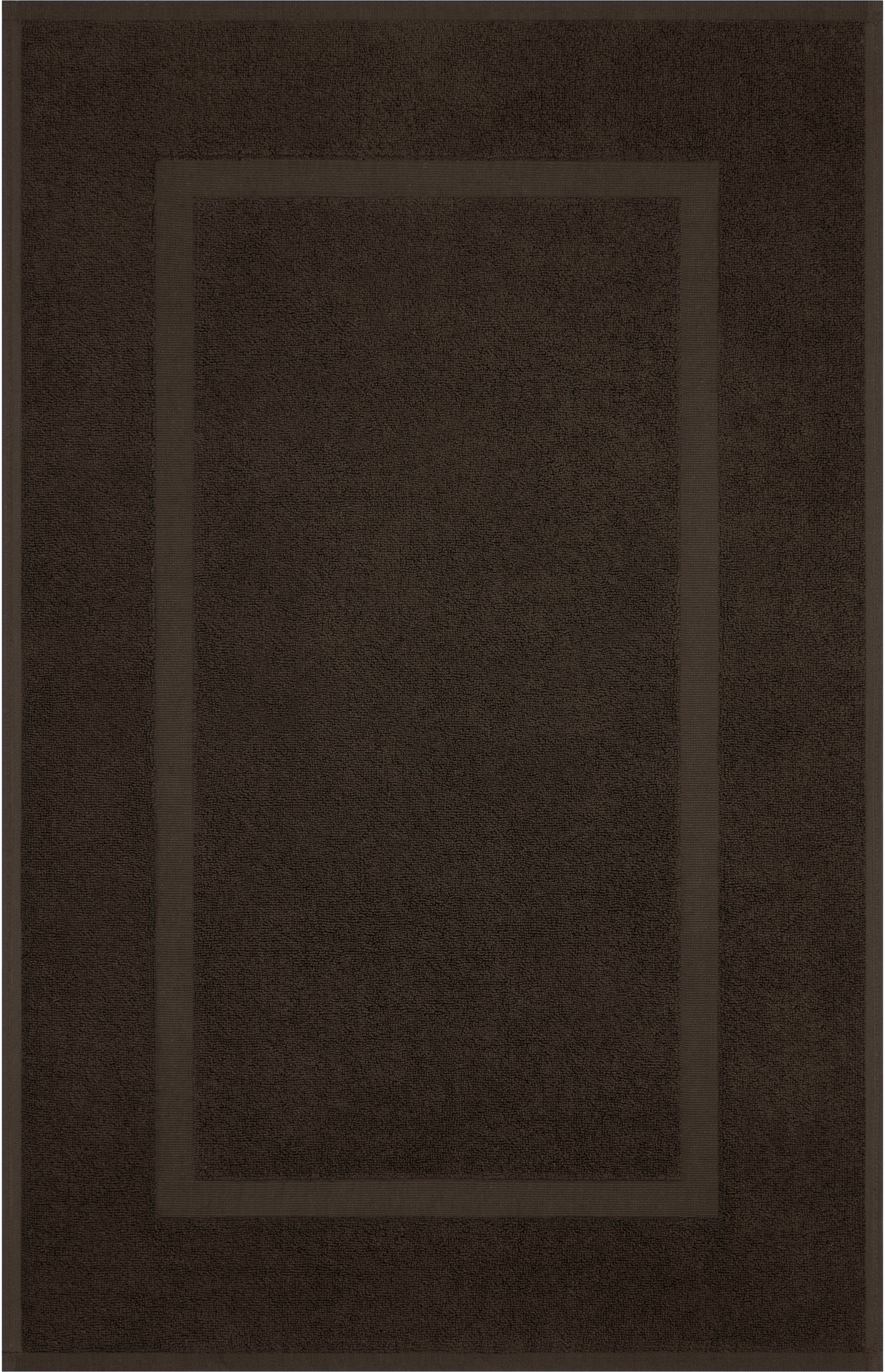 HAMMETEX Badematte »Hotelmatte, Duschvorleger« Höhe 5 mm rutschhemmend beschichtet beidseitig nutzbar 2-teiliges Set, einfarbig, 100% Baumwolle