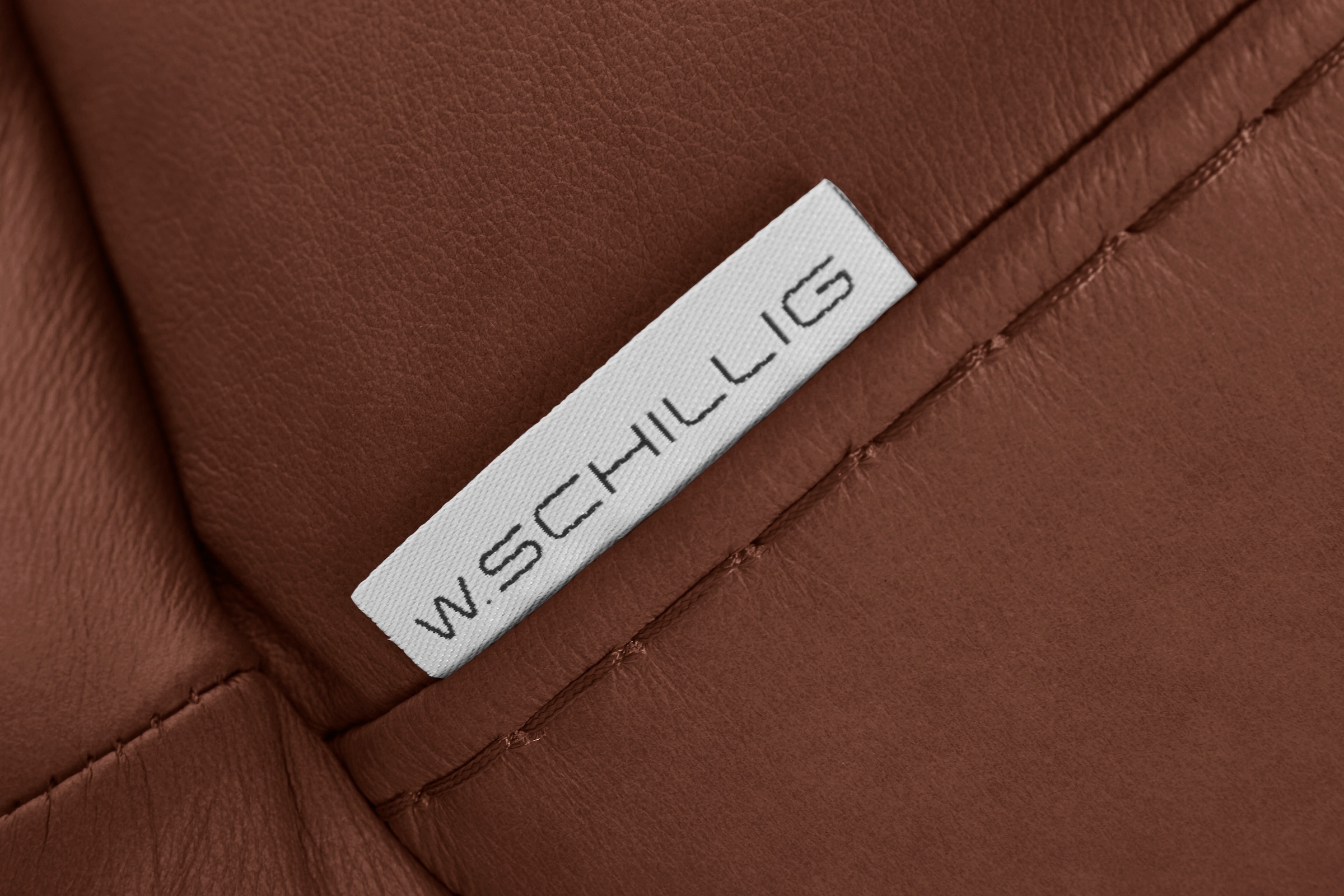 W.SCHILLIG 2,5-Sitzer »montanaa«, mit Metallfüßen in Bronze pulverbeschichtet, Breite 212 cm
