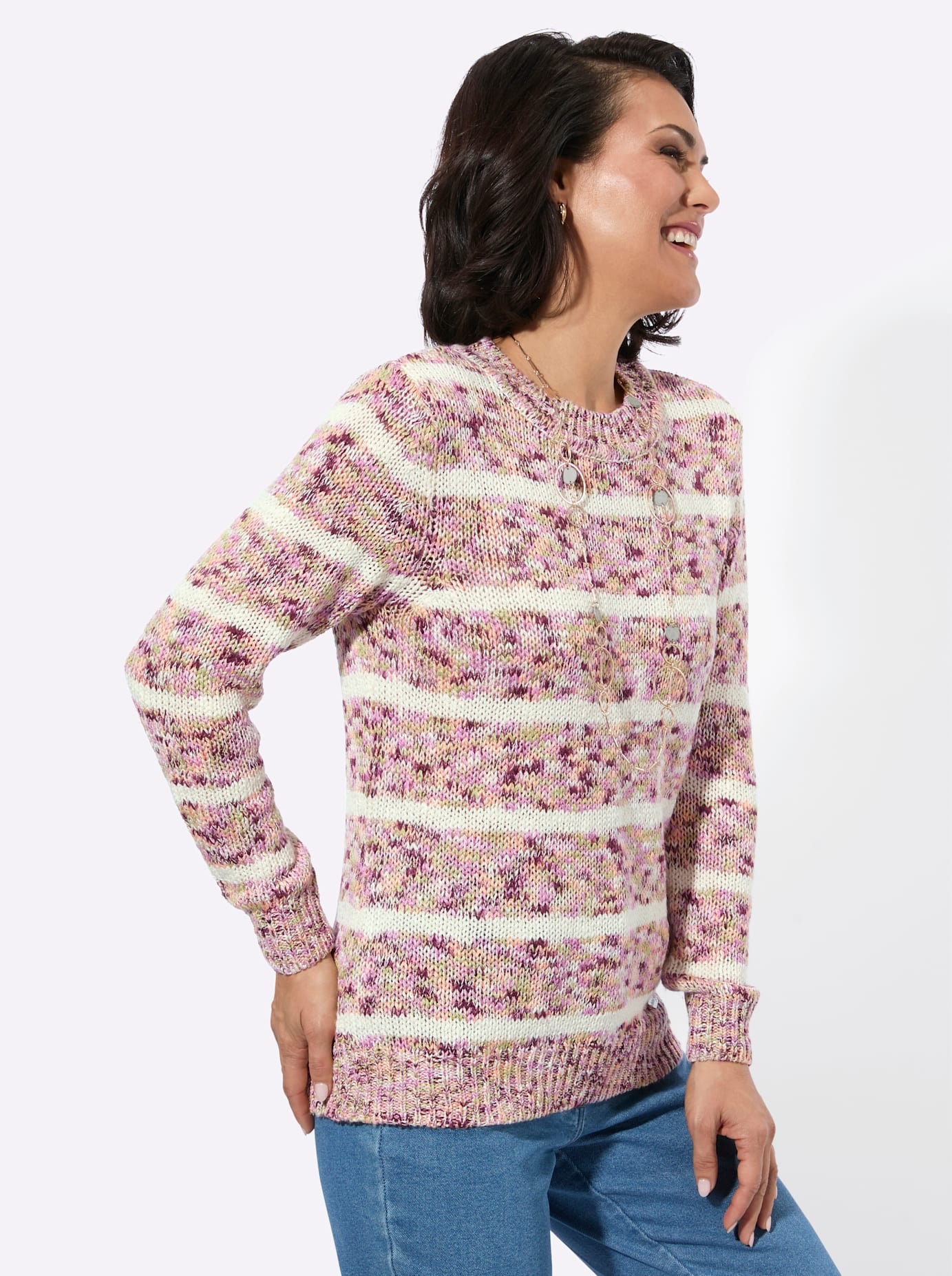 Casual Looks Rundhalspullover »Rundhals-Pullover«