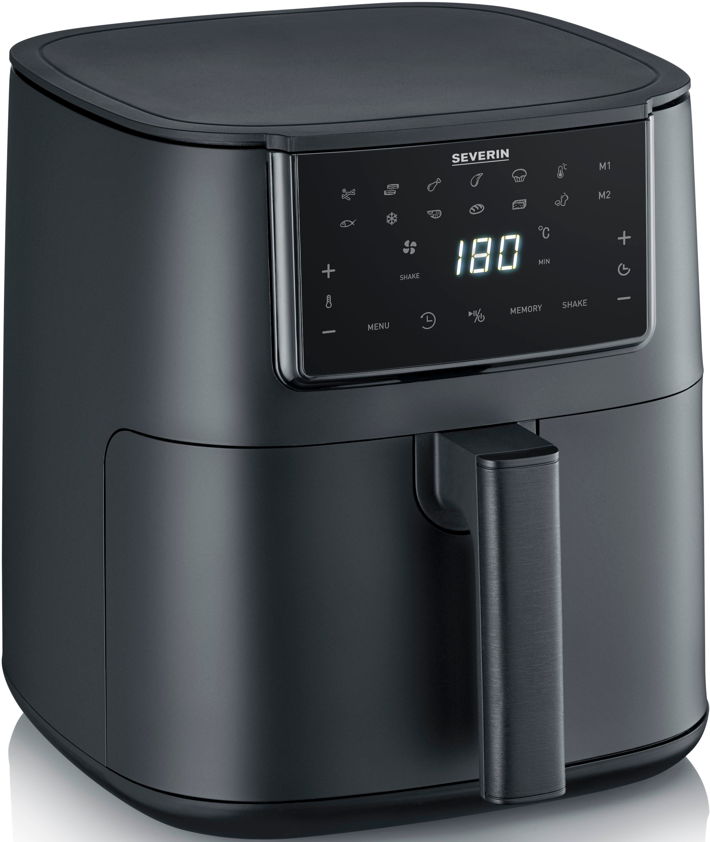 Severin Heißluftfritteuse »FR 2462 7 l "Single XXL"« 1700 W in schwarz