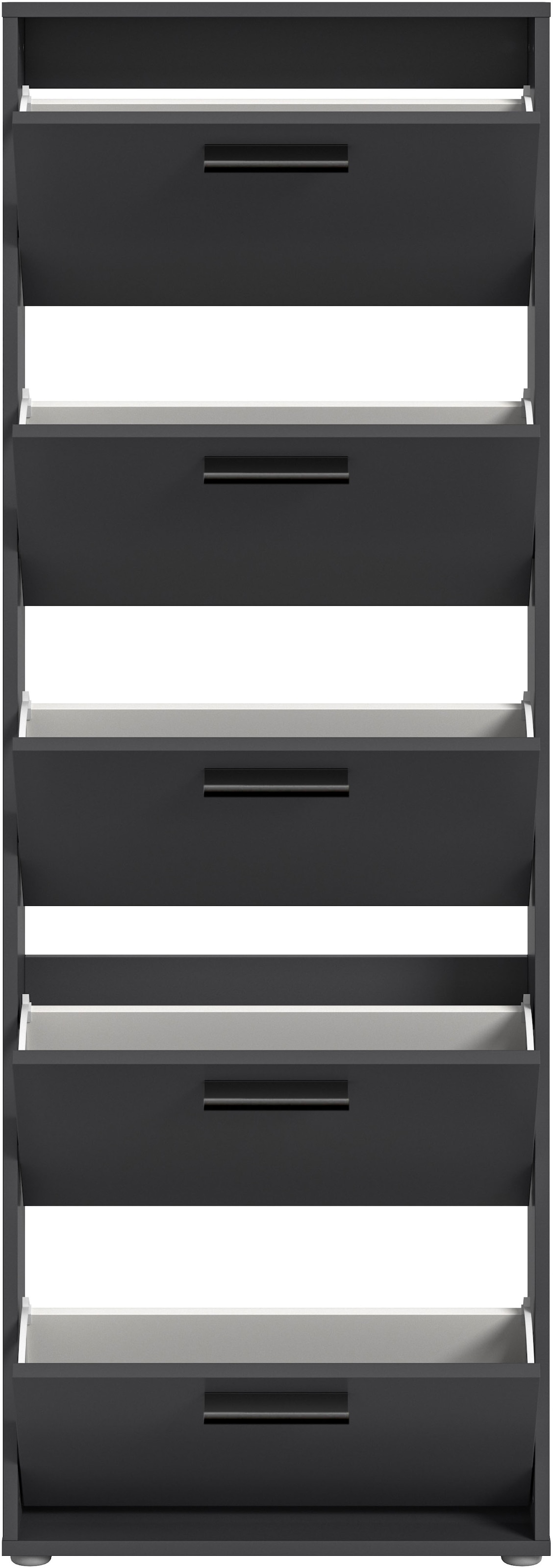 HBZ Schuhkommode »Sam Schuhkipper, Schuhschrank BxHxT 59x169x17 cm«, (1 St.), mit 5 Klappen