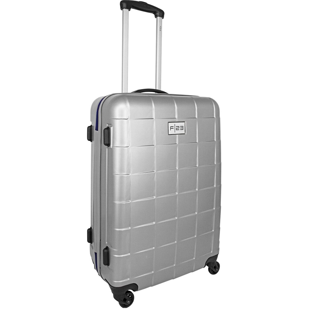 F23™ Hartschalen-Trolley »Wave 3.0, 68 cm, silberfarben«, 4 Rollen