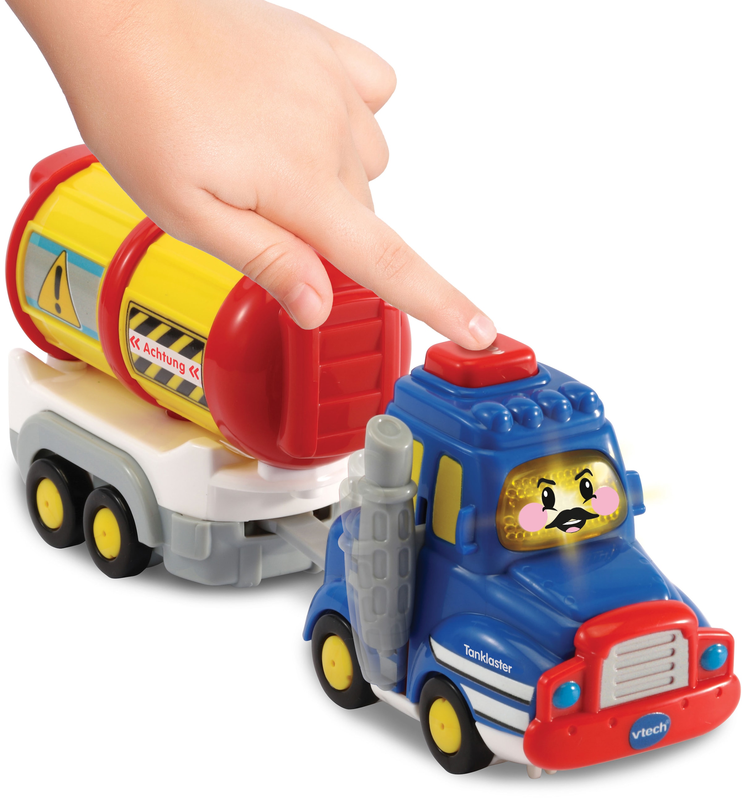 Vtech® Spielzeug-LKW »Tut Tut Baby Flitzer, Tanklaster«, mit Licht- und Soundfunktion