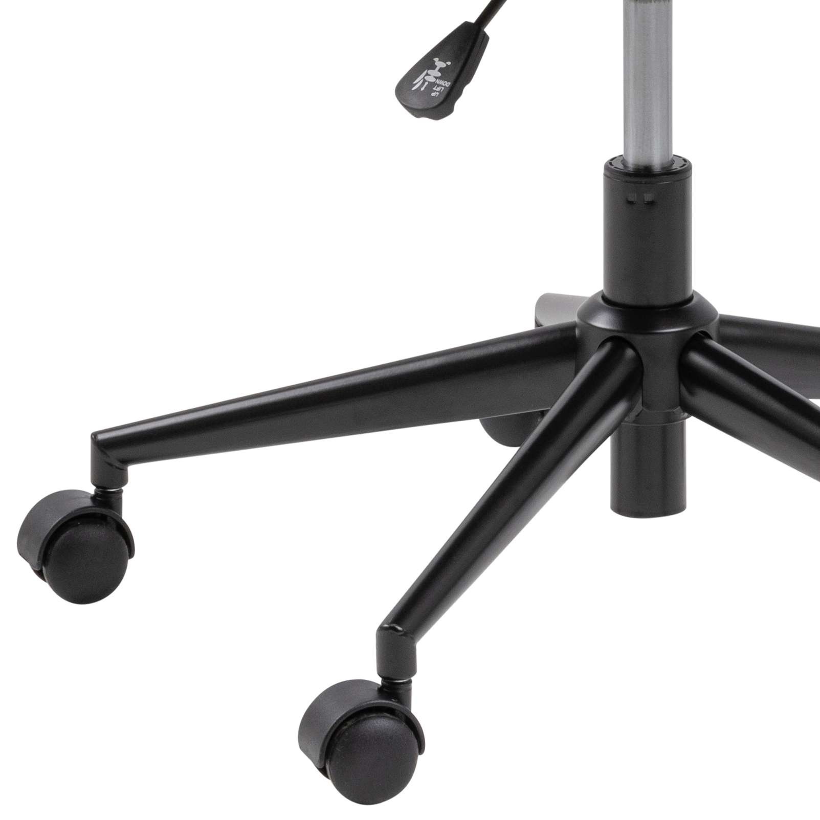 ACTONA GROUP Esszimmerstuhl »Drehstuhl«, Microvelours, Schreibtischstuhl mit Samtbezug, 5-Sterne-Fußkreuz, Sitzhöhe: 44-54 cm