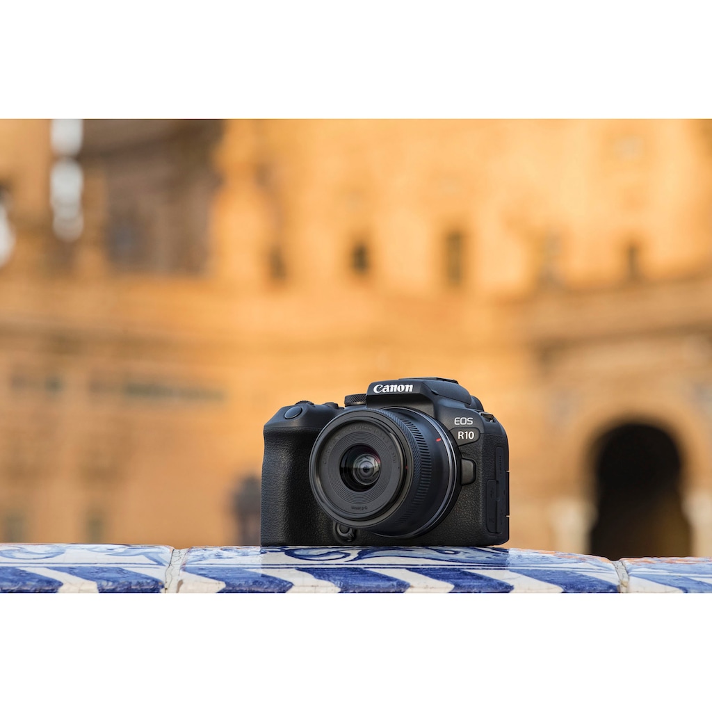 Canon Systemkamera »EOS R10«, RF-S 18-45mm F4.5-6.3 IS STM, 24,2 MP, Bluetooth-WLAN