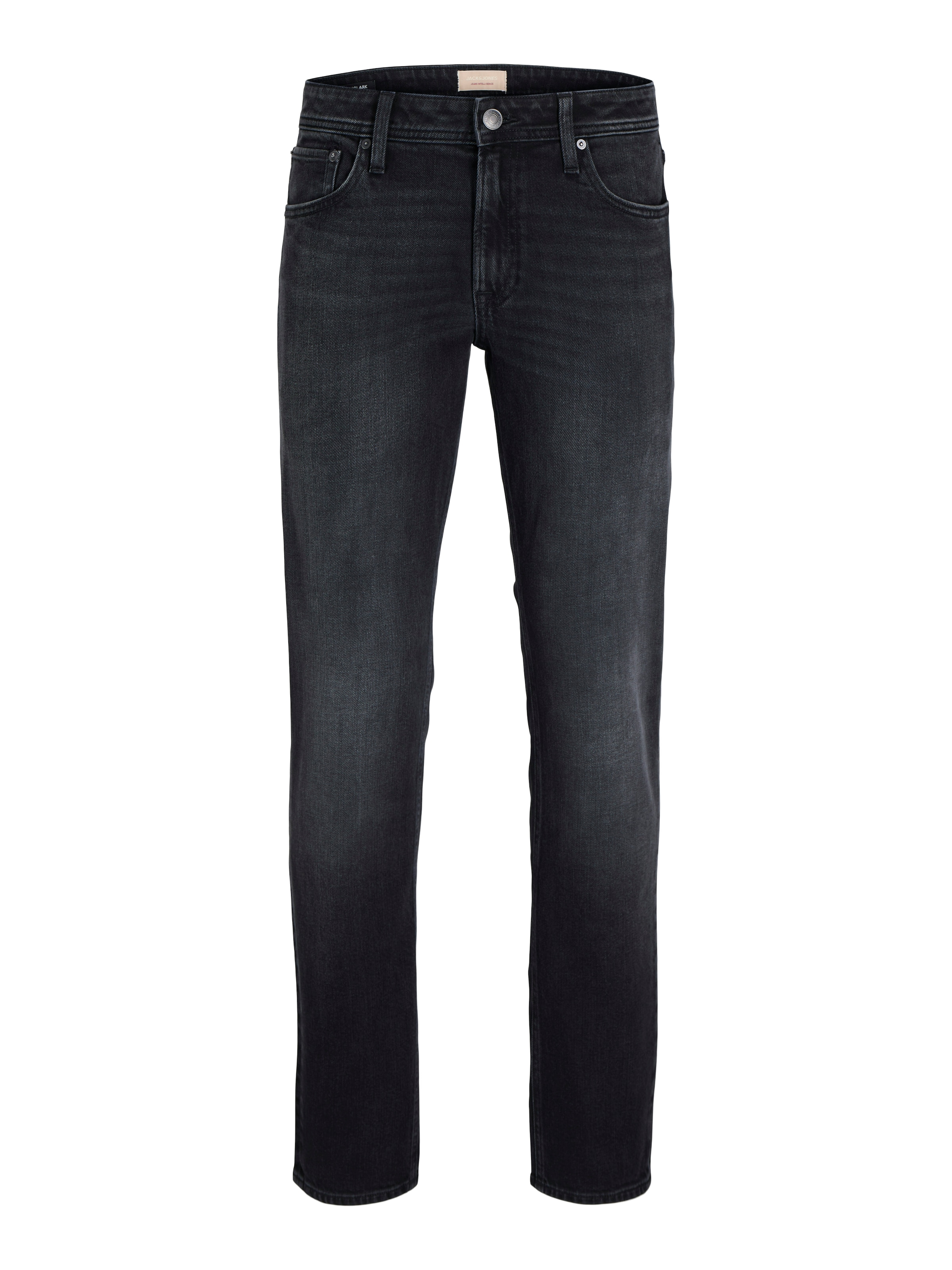 Jack & Jones Regular-fit-Jeans »JJICLARK im Used-Look, Stretchkomfort und niedrige Leibhöhe«, mit Abriebeffekten
