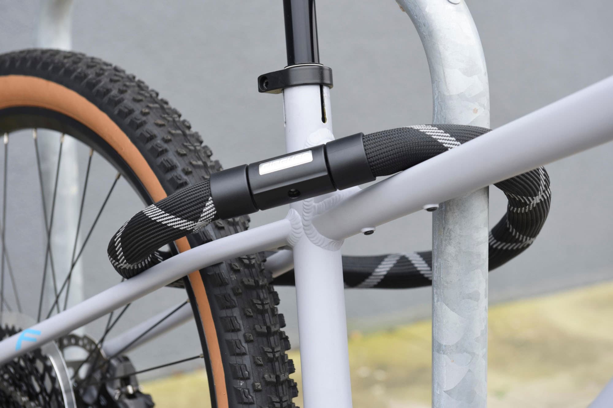 FISCHER Fahrrad Kettenschloss »Kettenschloss SILENCE CK100/32 schwarz«