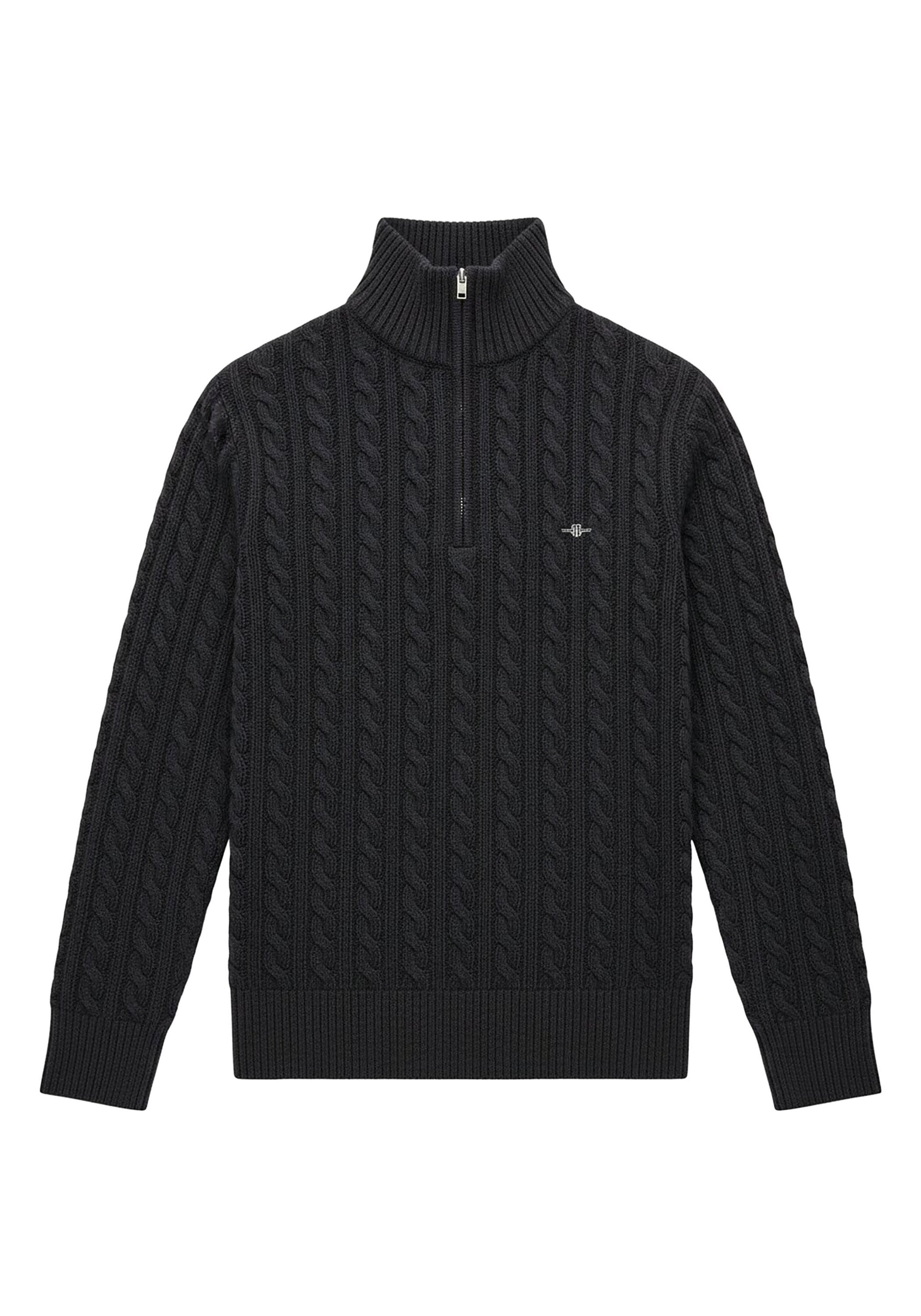 Gant Sweater »Strickpullover COTTON CABLE HALF ZIP 1er Pack«, 1 Stk.
