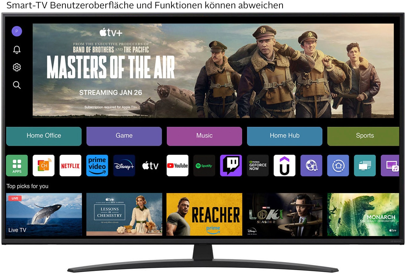 LG LED-Fernseher »55NANO81T6A«, 4K Ultra HD, Smart-TV