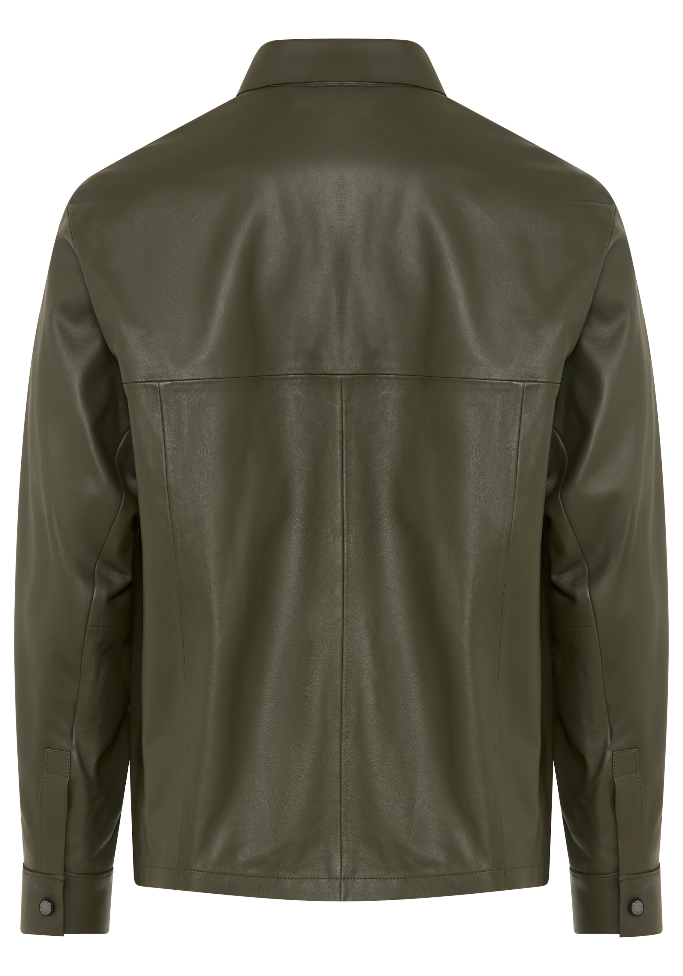 BOSS GREEN Hemdjacke »Porsche Spirit 70 Capsule Collection« aus Nappaleder, Premium Herrenmode Limited