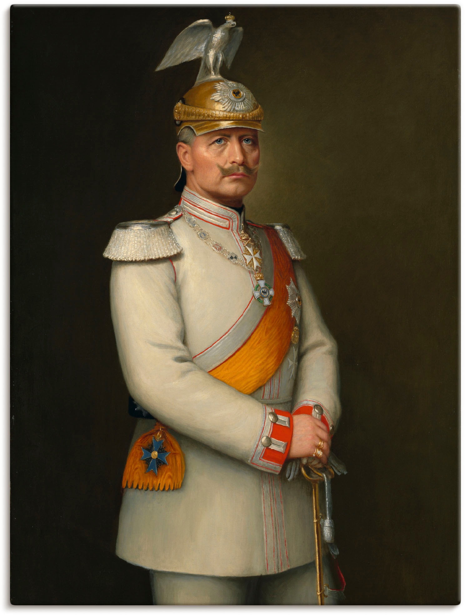 Artland Wandbild »Bildnis Kaiser Wilhelm II.«, Menschen, (1 St.), als Leinwandbild, Wandaufkleber in verschied. Größen