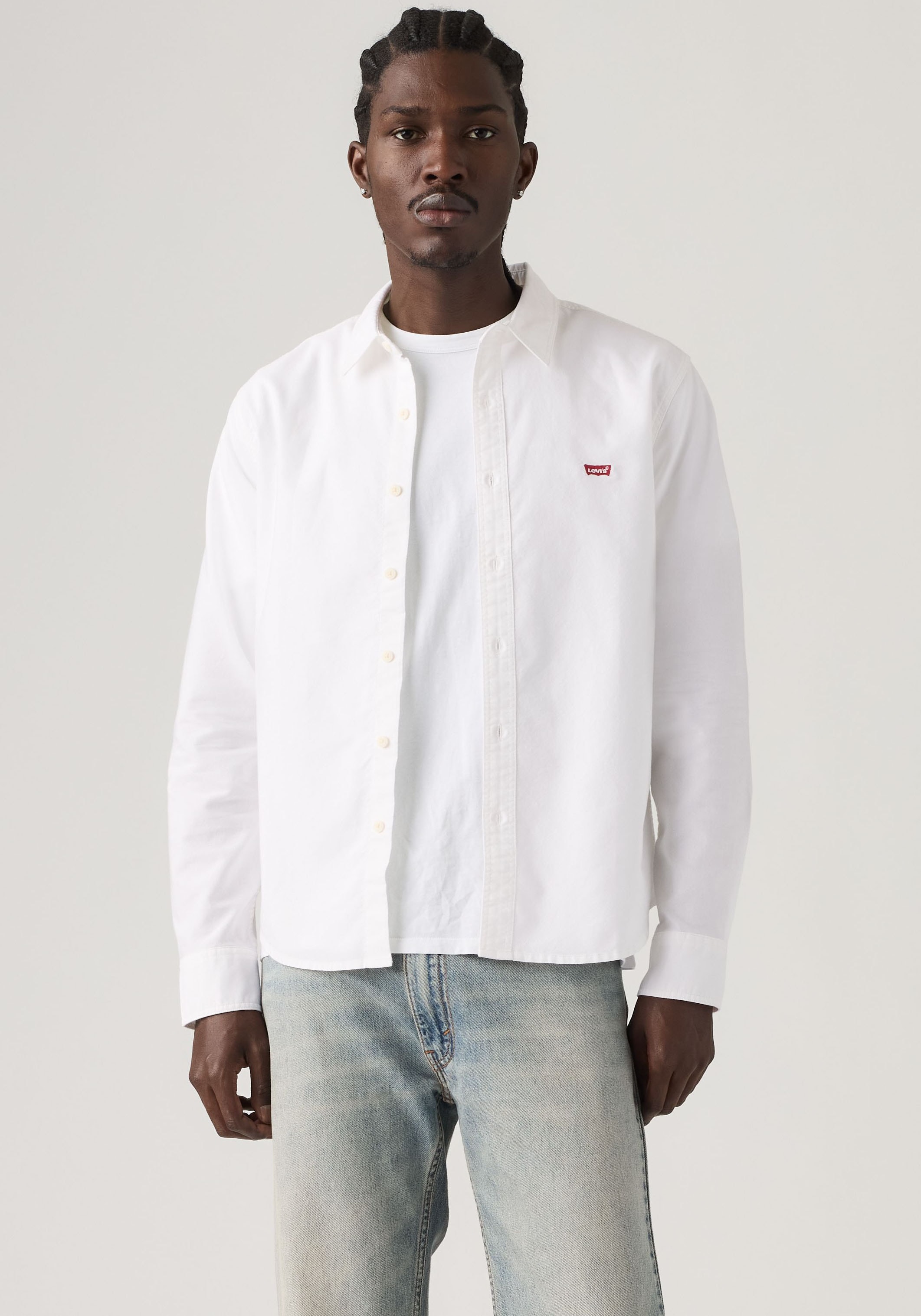 Levi's® Langarmhemd »CLS BATTERY HM SHIRT - STANDARD« mit abgerundetem Saum