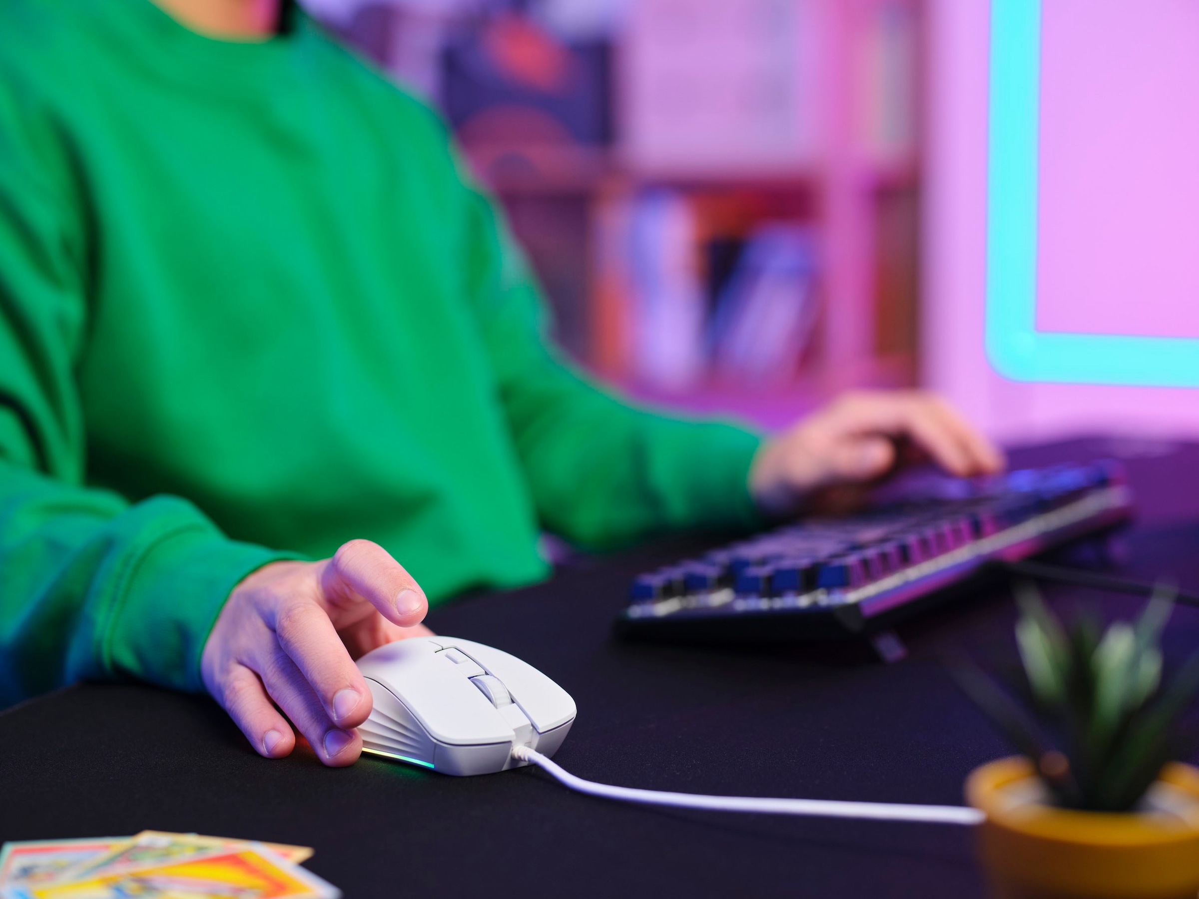 Trust Gaming-Maus »GXT924W Ybar+« kabelgebunden