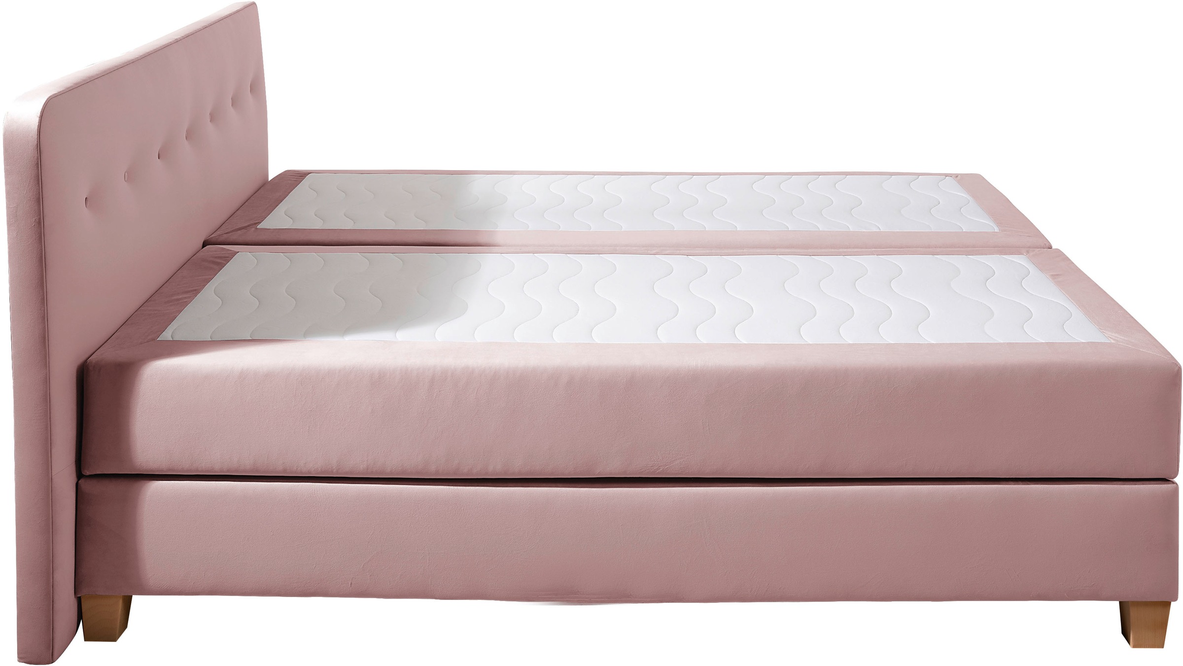 Home affaire Boxspringbett »Fargo« in Überlänge 220 cm, mit Topper, 3 Ausführungen, 4, Breiten