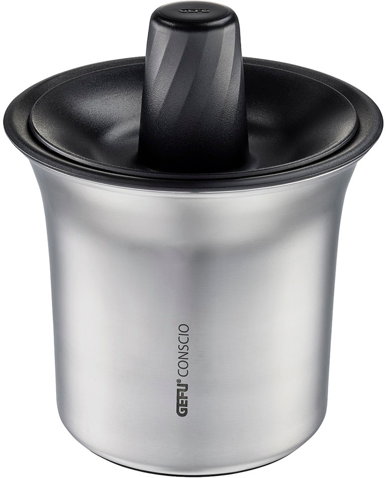 Gefu Mülltrennsystem »CONSCIO« 1 Behälter müheloses Entleeren in silberfarben, Größe B/H/T: 14,3 cm