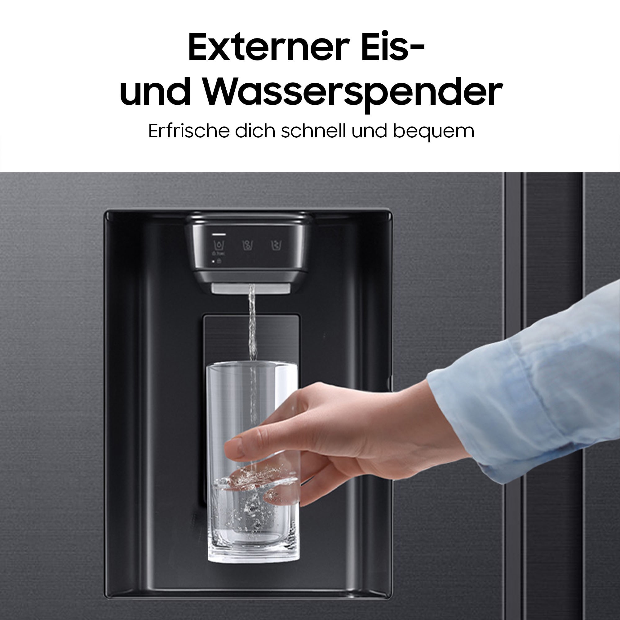 Samsung Side-by-Side RS80F »RS80F65KDF« 178 cm hoch 91,2 cm breit