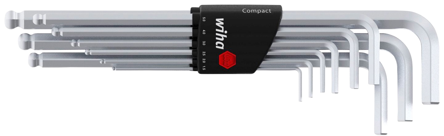 Wiha Werkzeugset »Stiftschlüssel (01418)«, 10-tlg., mattverchromt bei online Compact-Halter, im Sechskant-Kugelkopf, OTTO kaufen
