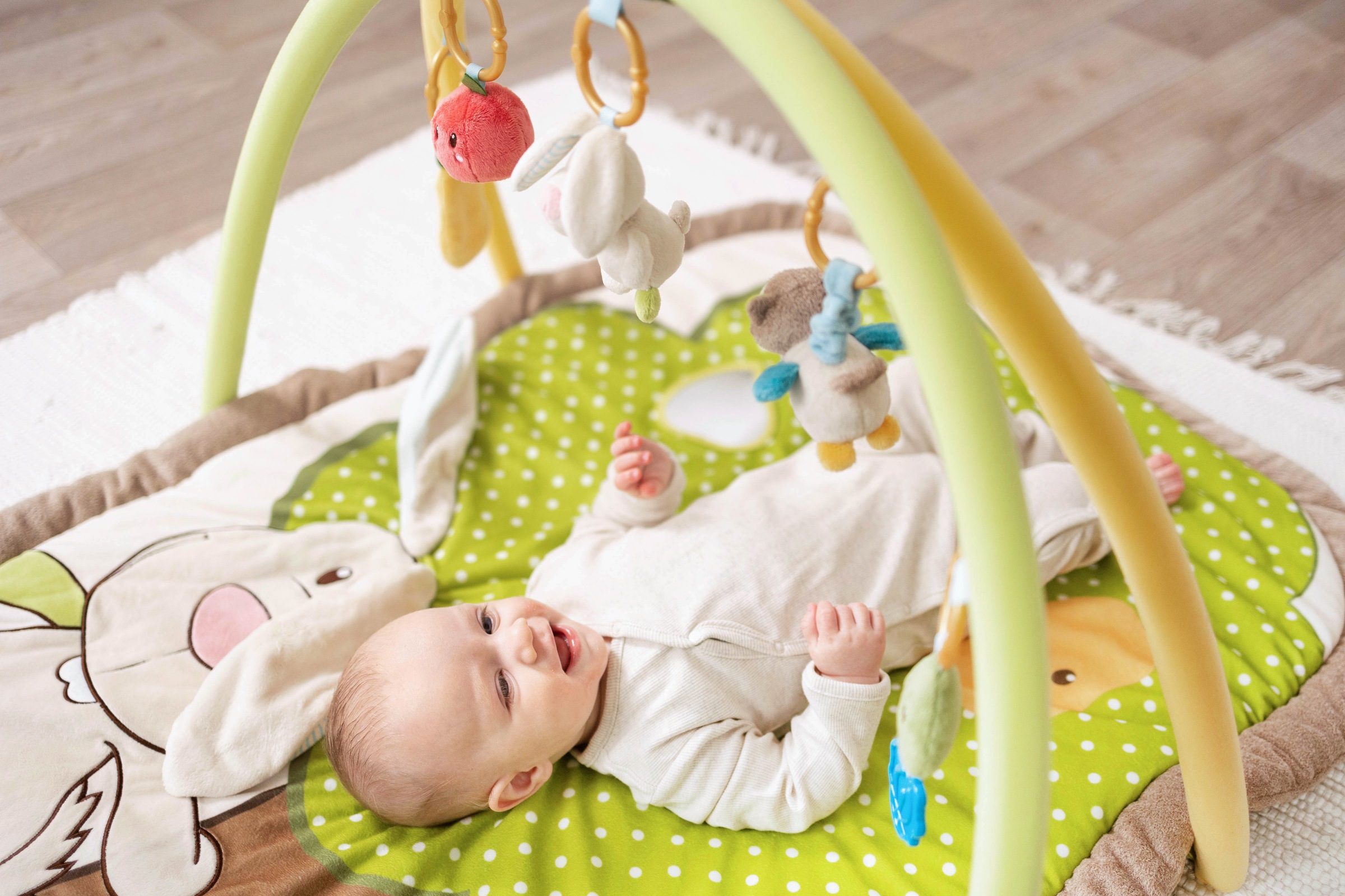 Nici Baby Gym »My First NICI Kollektion, 3-D Activity-Decke«, mit Spielkissen Hase und Eule