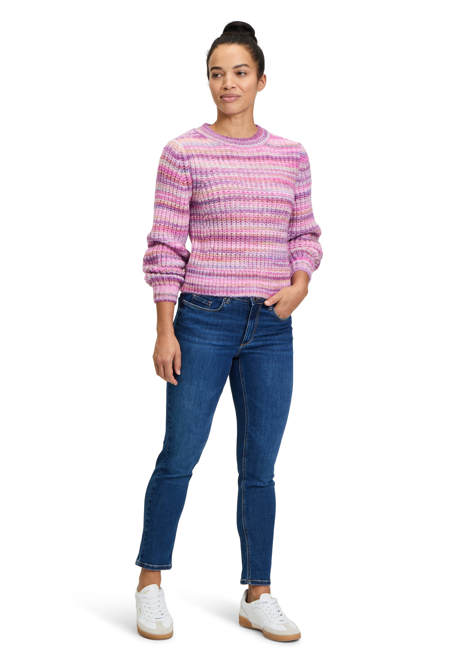 Betty&Co Strickpullover »Strickpullover mit Effektgarn«