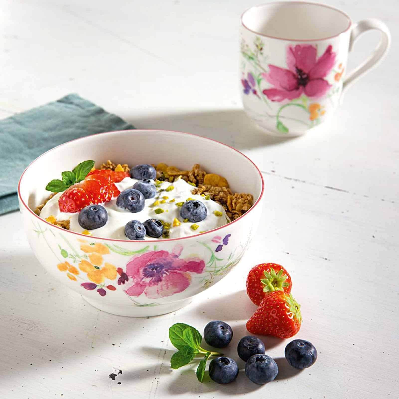 Villeroy & Boch Schale »French Bol Mariefleur Basic 510 ml 4er Set bunt«