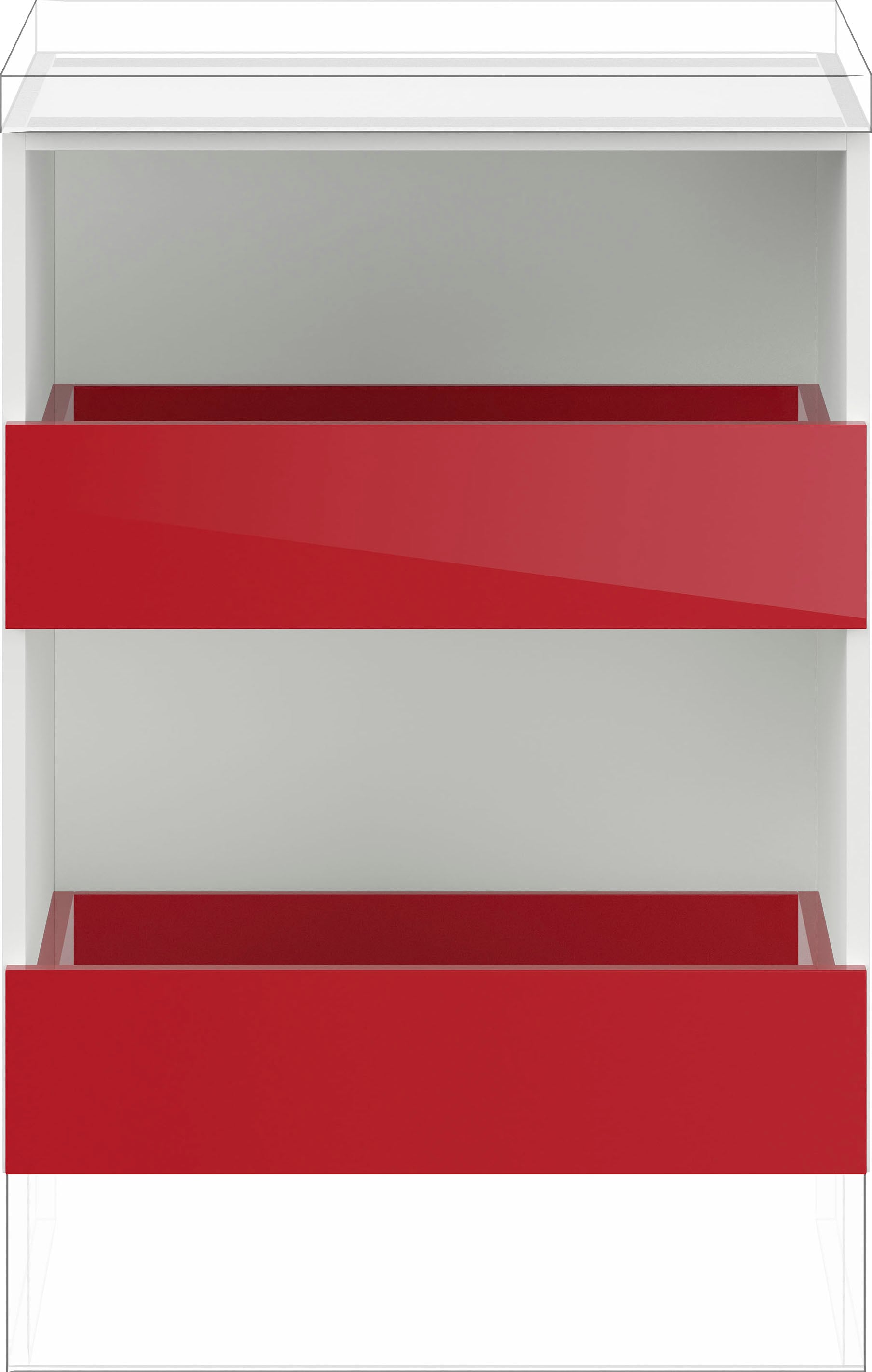 IMPULS KÜCHEN Unterschrank »"Turin", Breite/Höhe: 60/72,3 cm, mit Soft-Close«, vormontiert, mit Schubkästen