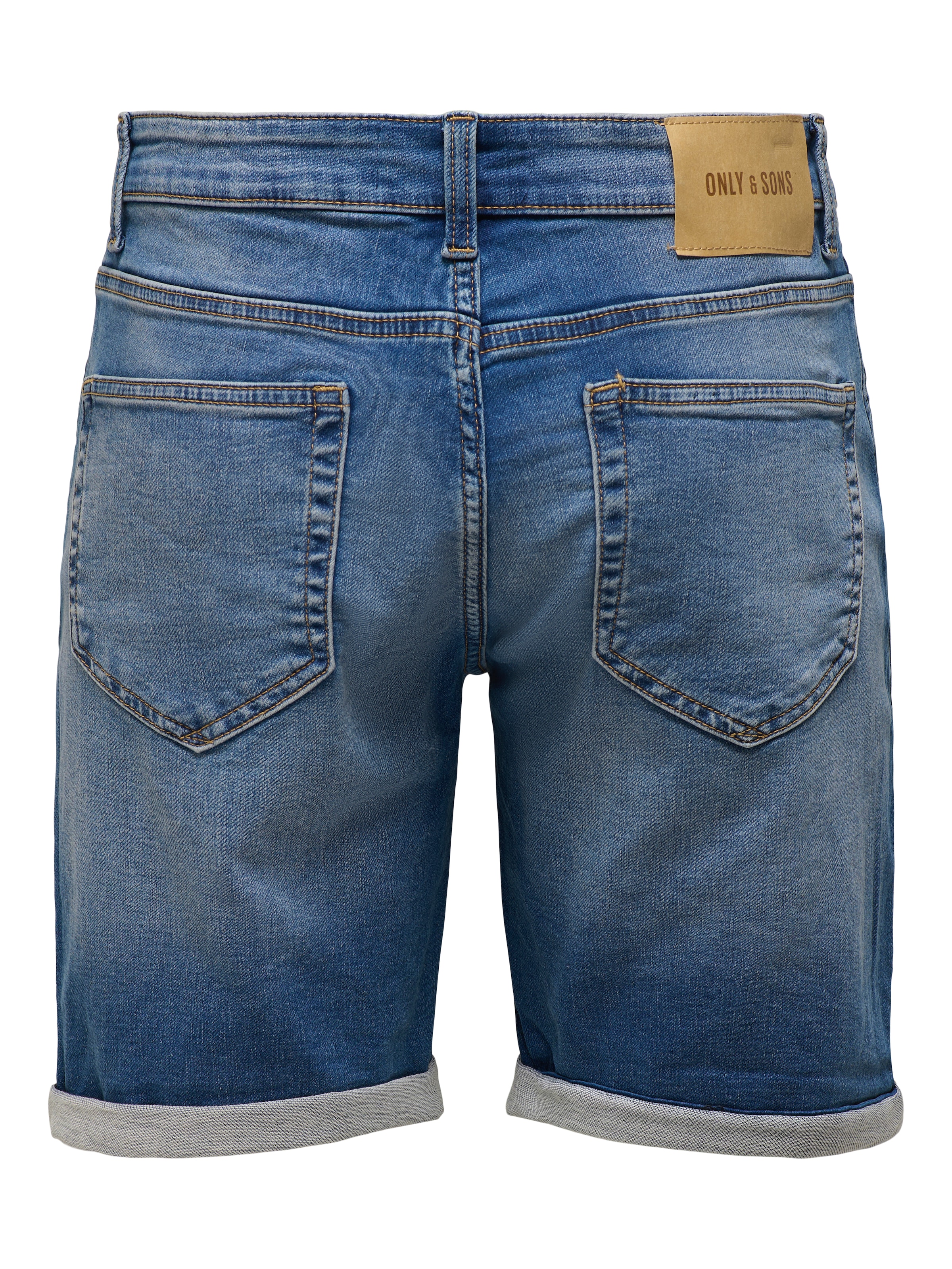 ONLY & SONS Jeansshorts »ONSPLY JOG MBD 0024 ANA DNM SHORTS NOOS« Baumwollmischung, regular fit