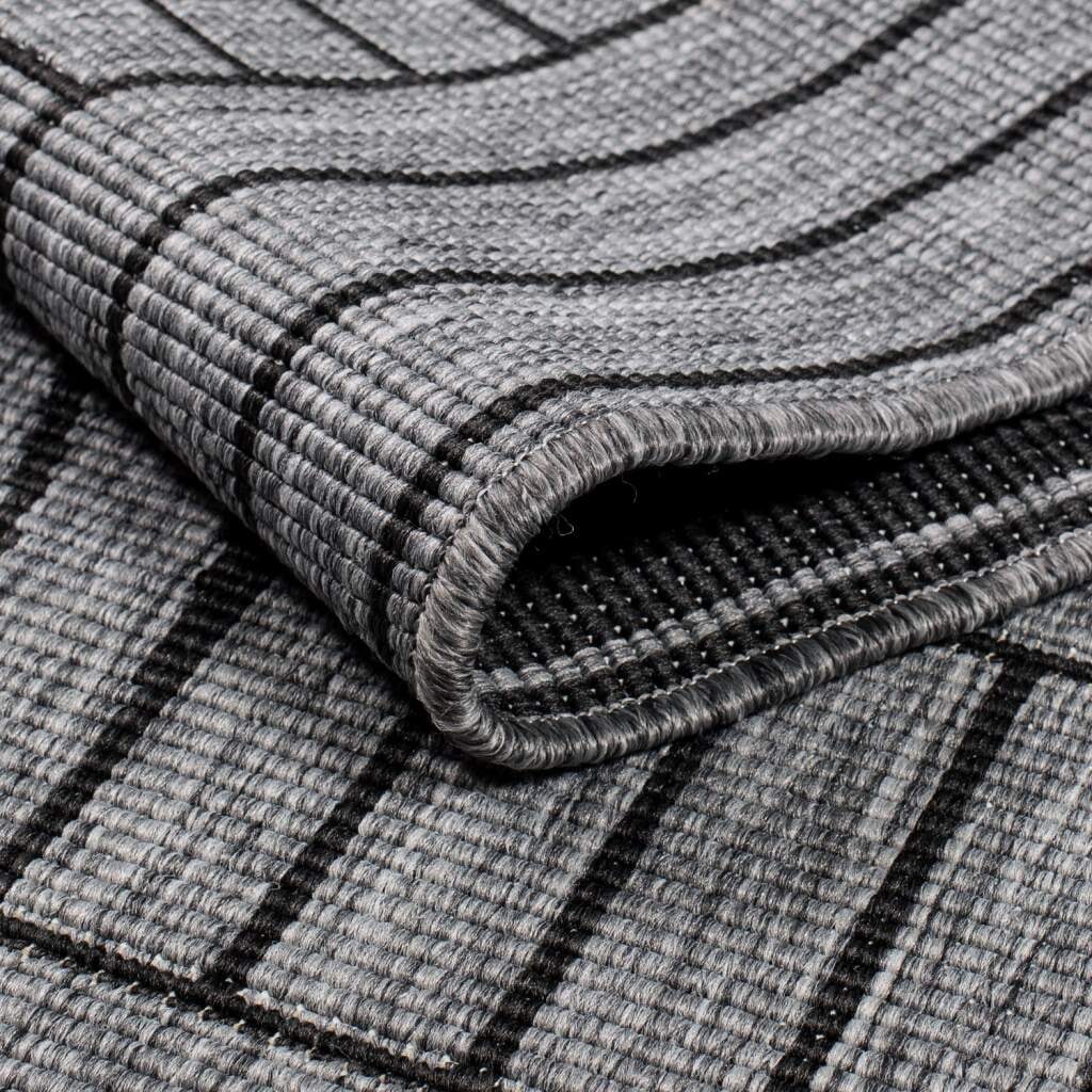 Carpet City Outdoorteppich »DUO RUG 5842«, rechteckig, 5 mm Höhe, Wendeteppich Wetterfest In- & Outdoor, Balkon, Terrasse, Wohnzimmer