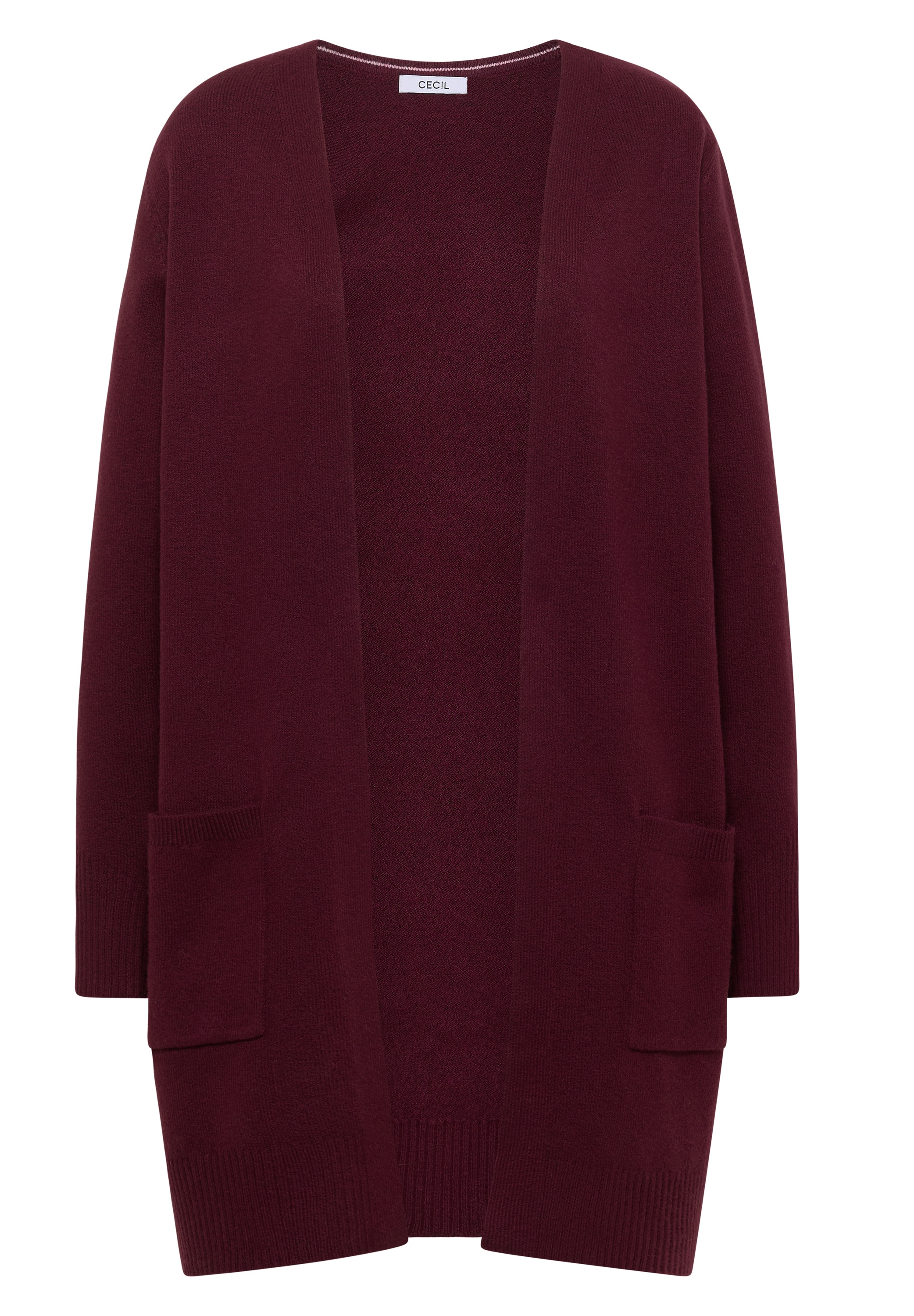 Cecil Longstrickjacke Langer Cardigan in offener Passform