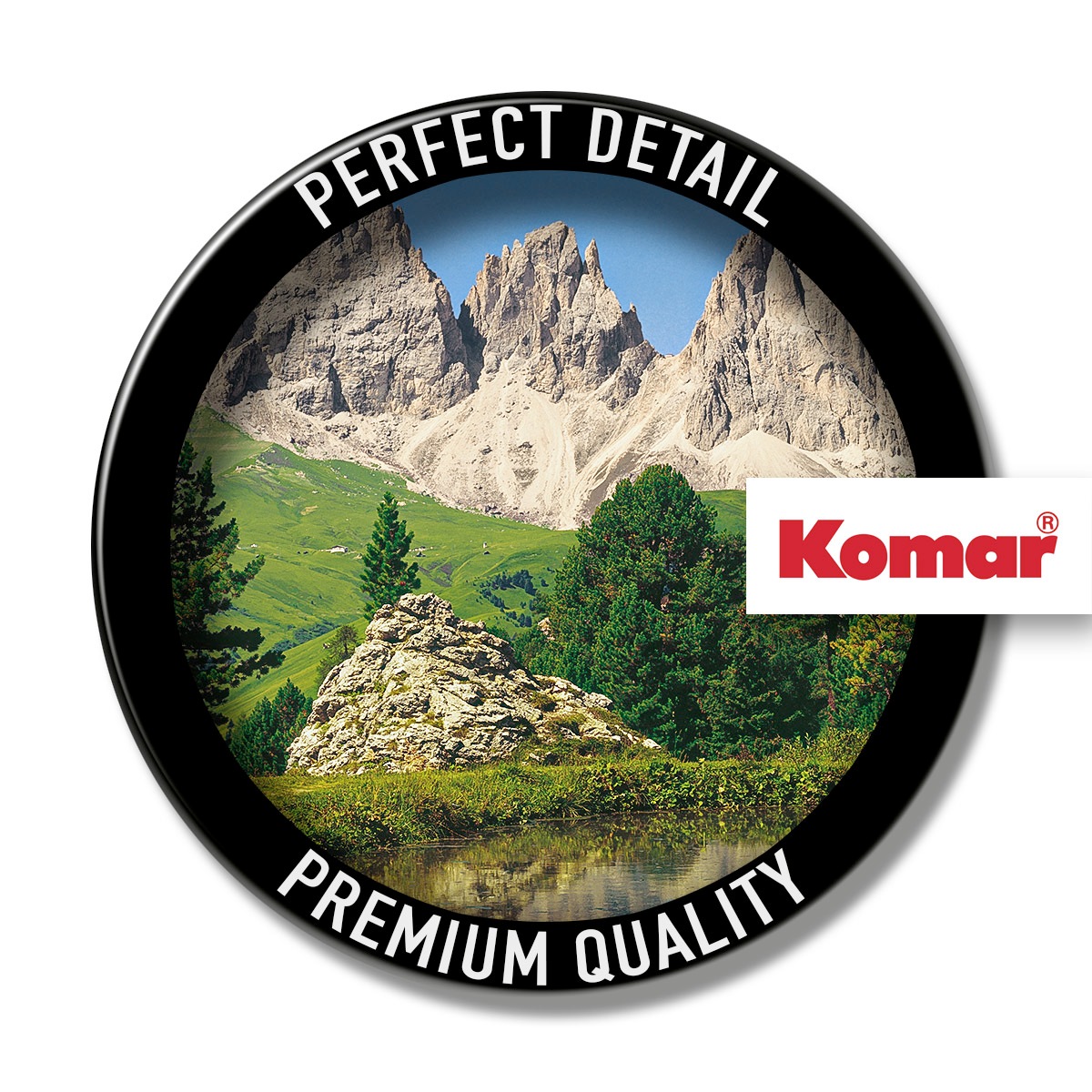 Komar Fototapete »Vlies Fototapete - Dolomiten - Größe 400 x 260 cm« Motiv | bedruckt glatt
